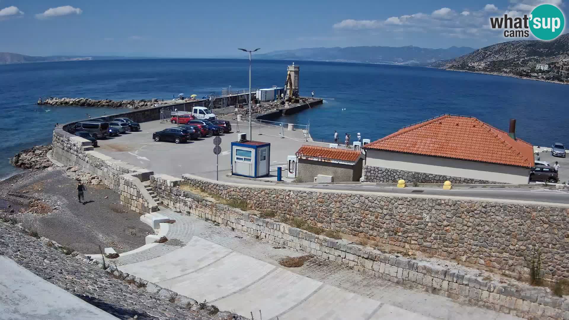 Webcam Porto di Segna – Frangiflutti e Faro in diretta