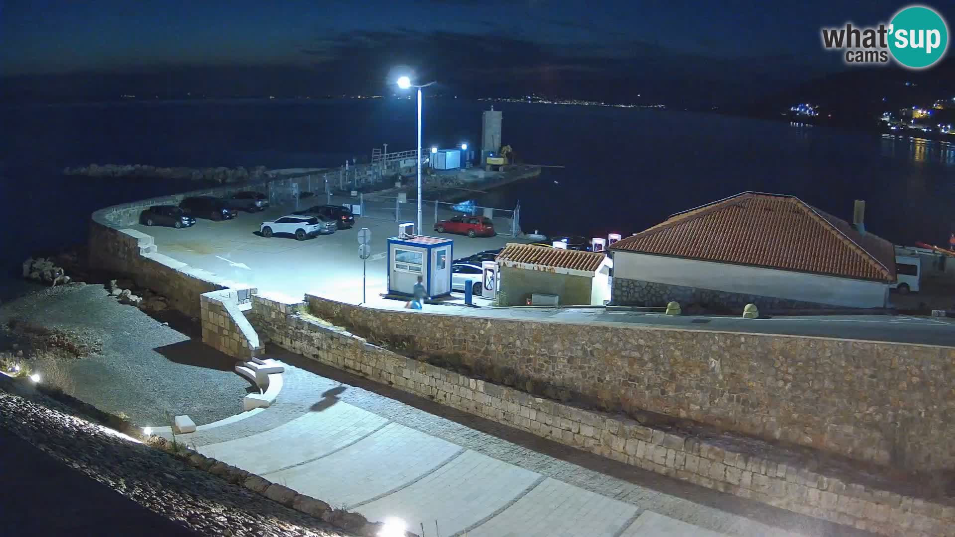 Senj Hafen Webcam – Wellenbrecher & Leuchtturm Liveblick