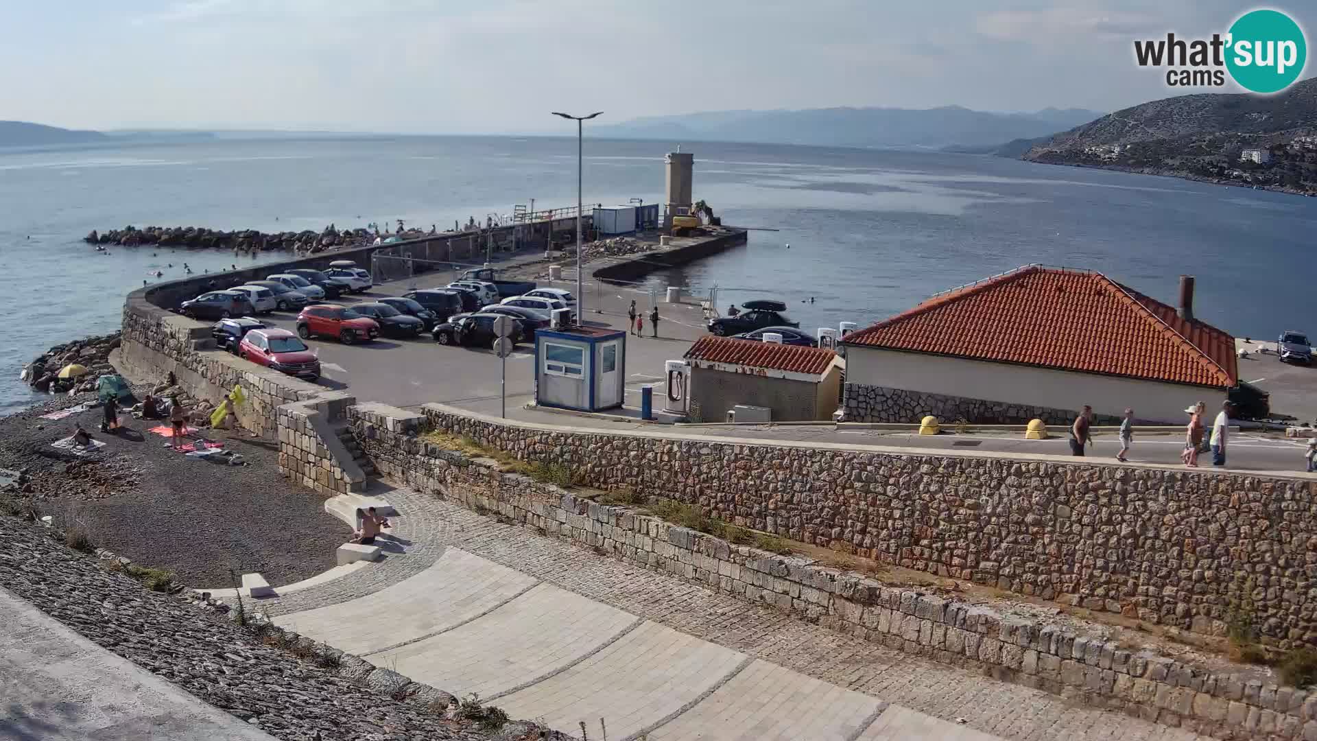 Web kamera Senj luka – Lukobran i svjetionik uživo