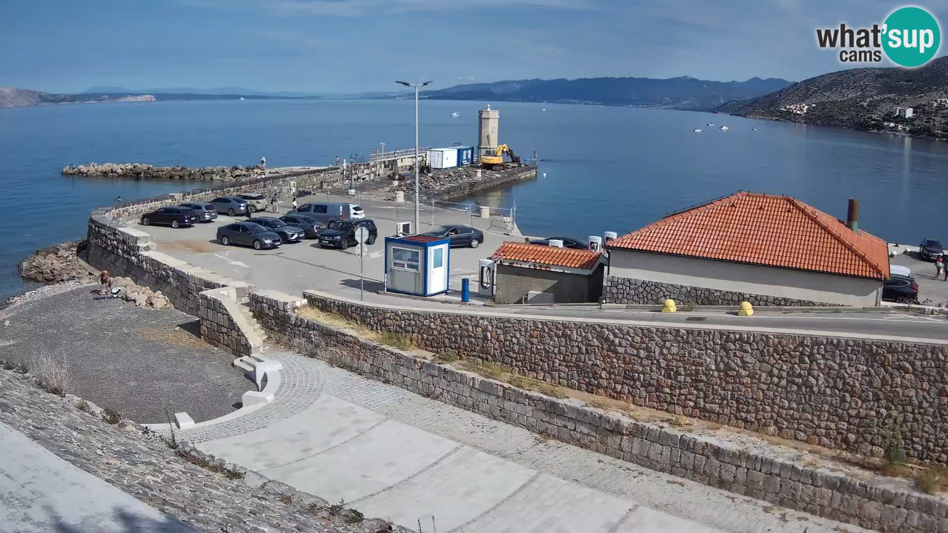 Senj Harbour Webcam – Breakwater & Lighthouse Live View