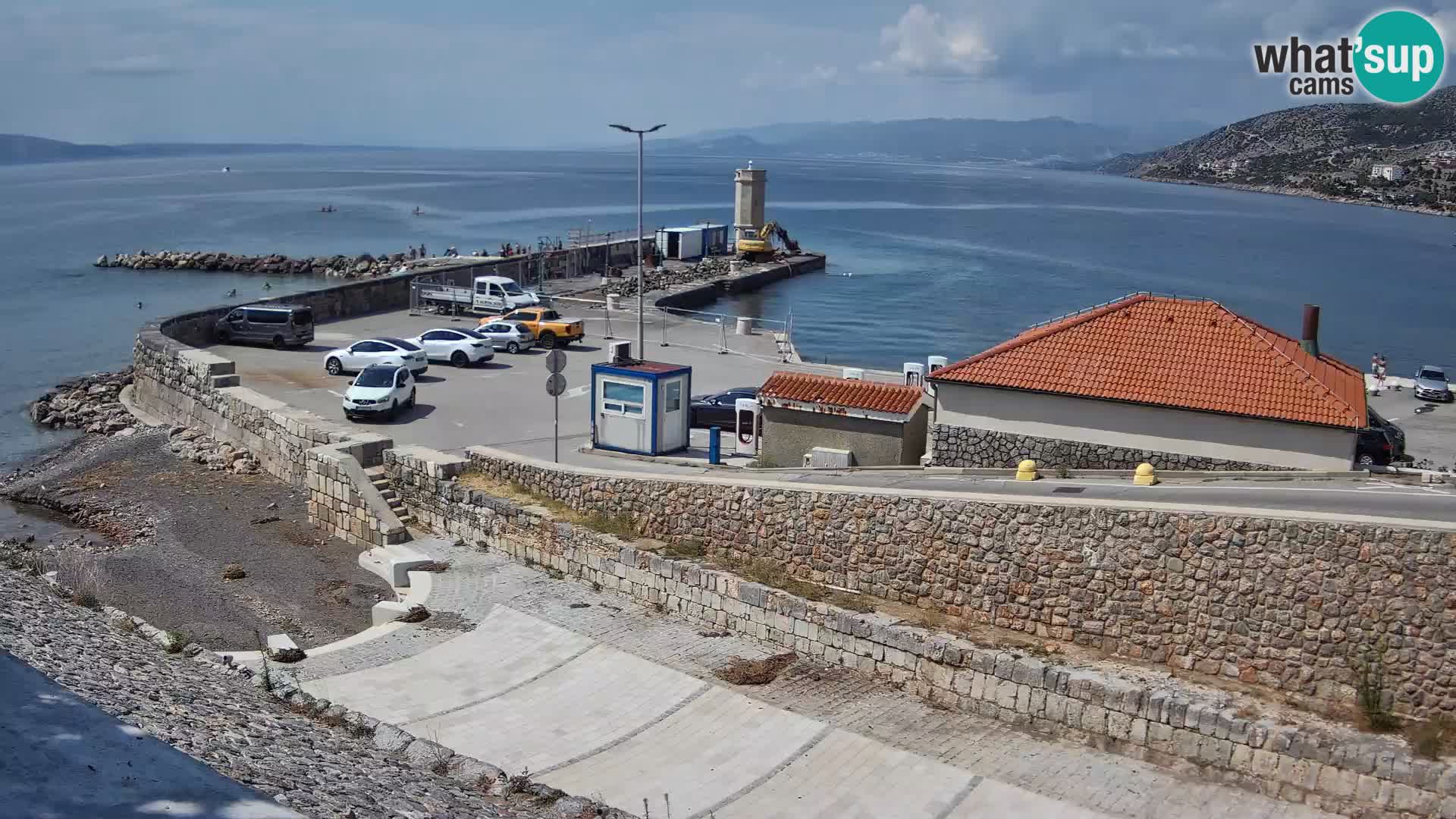 Webcam Porto di Segna – Frangiflutti e Faro in diretta