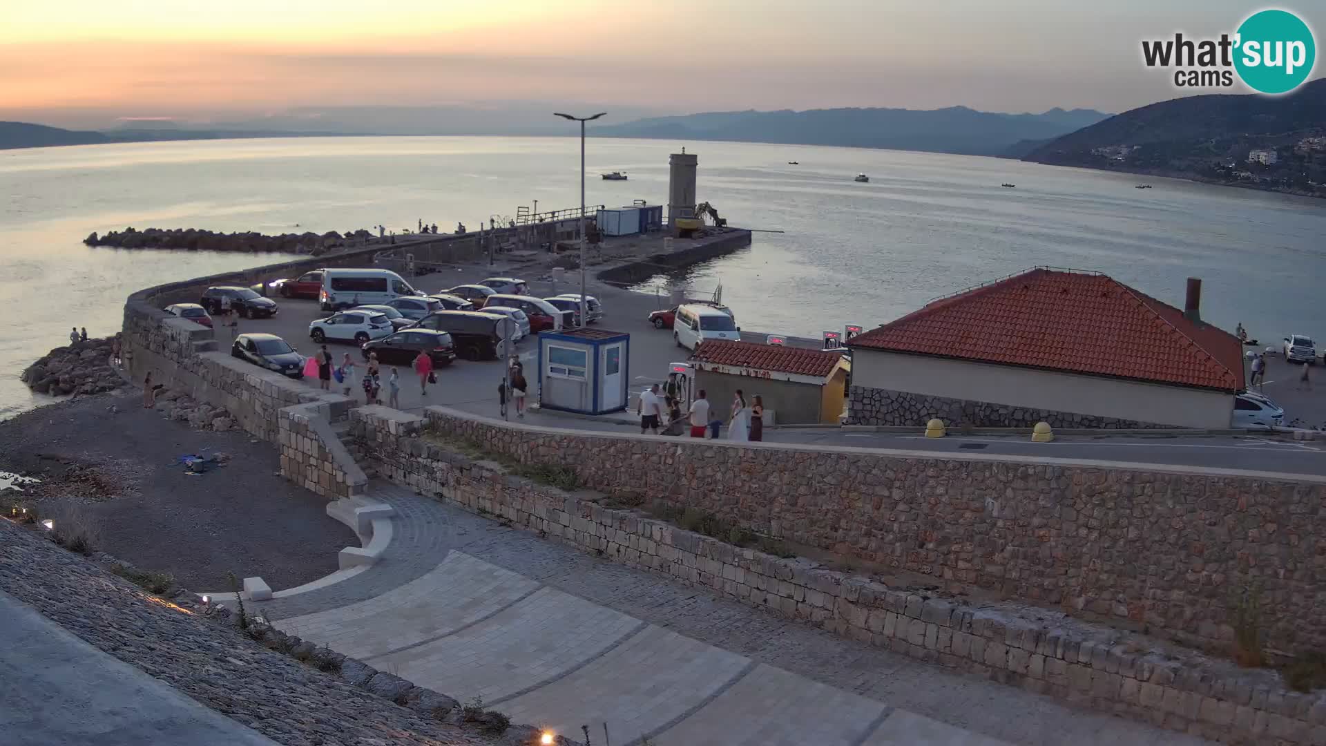 Senj Harbour Webcam – Breakwater & Lighthouse Live View