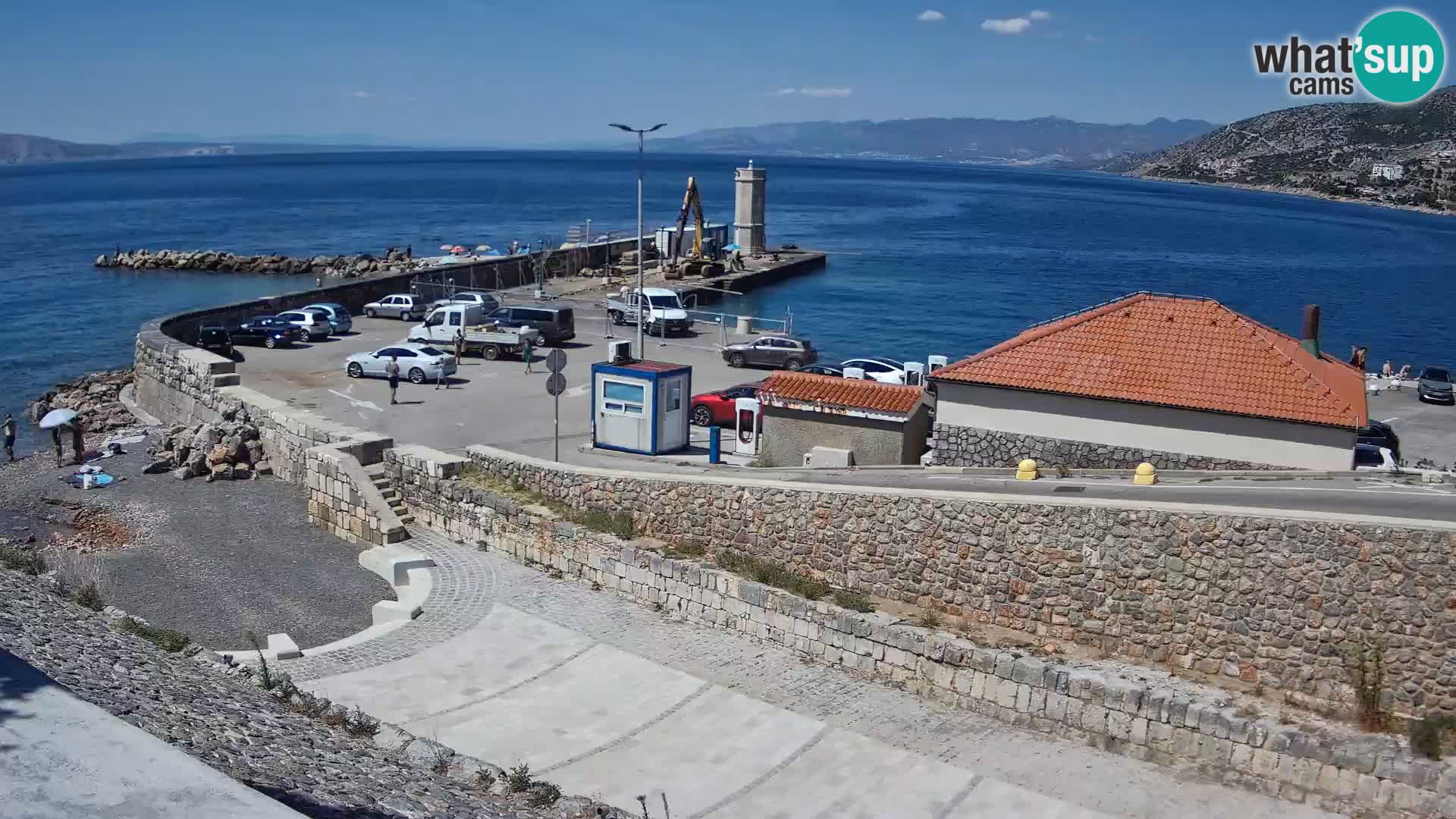 Webcam Porto di Segna – Frangiflutti e Faro in diretta