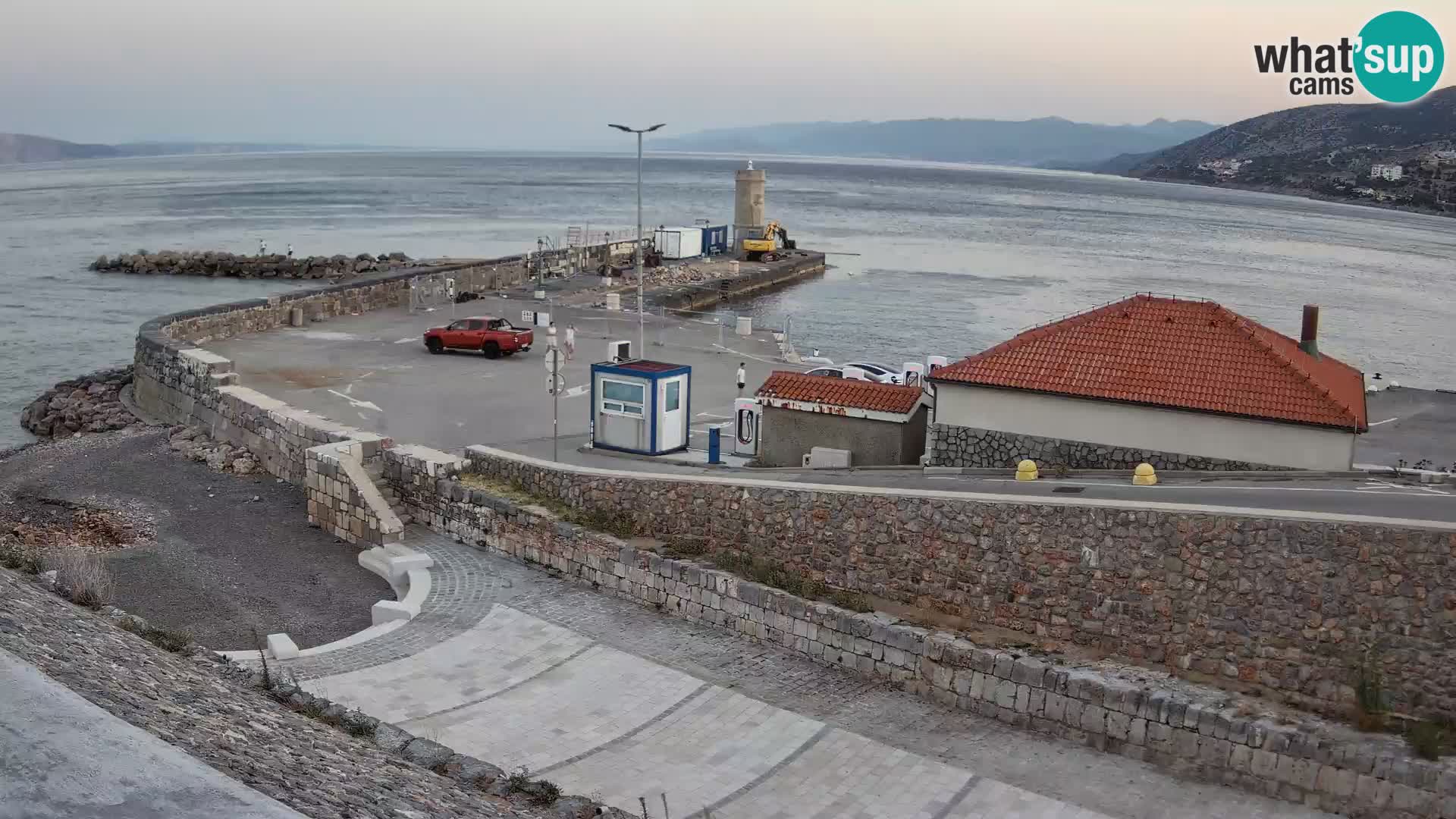 Senj Harbour Webcam – Breakwater & Lighthouse Live View
