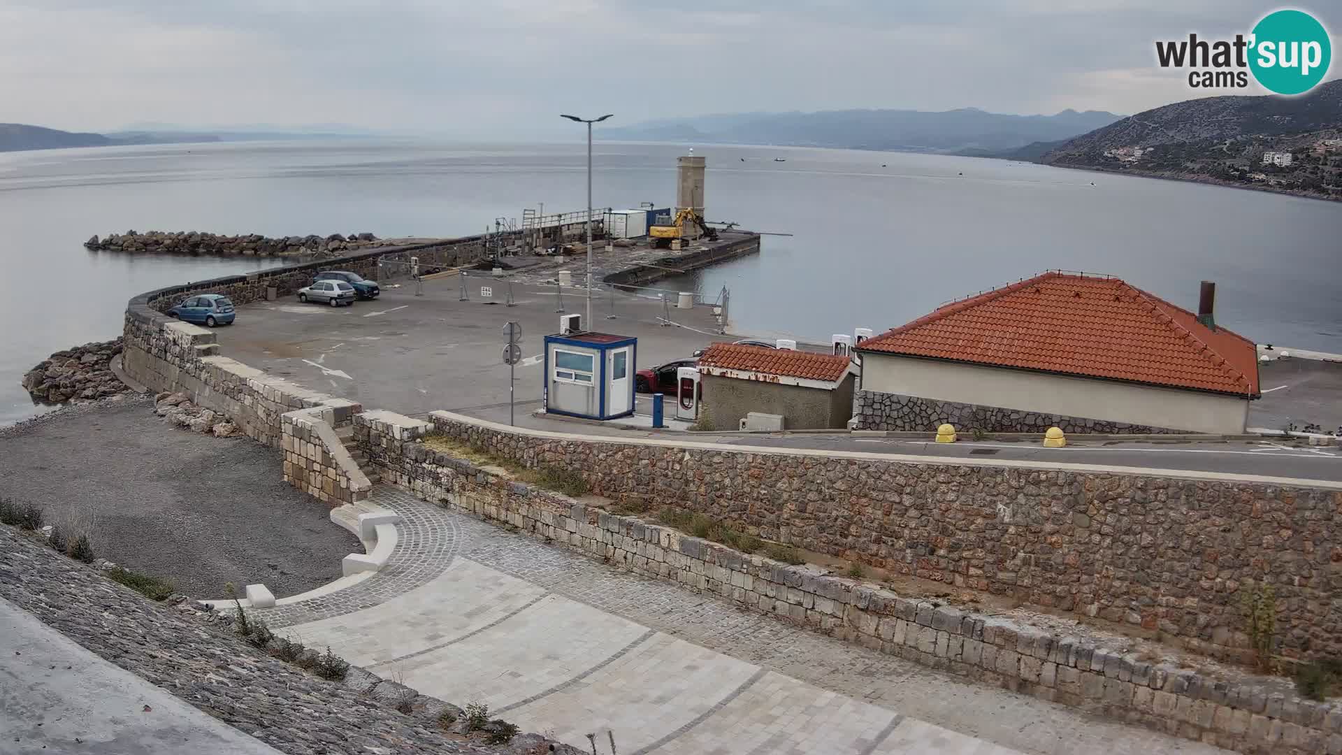 Senj Harbour Webcam – Breakwater & Lighthouse Live View