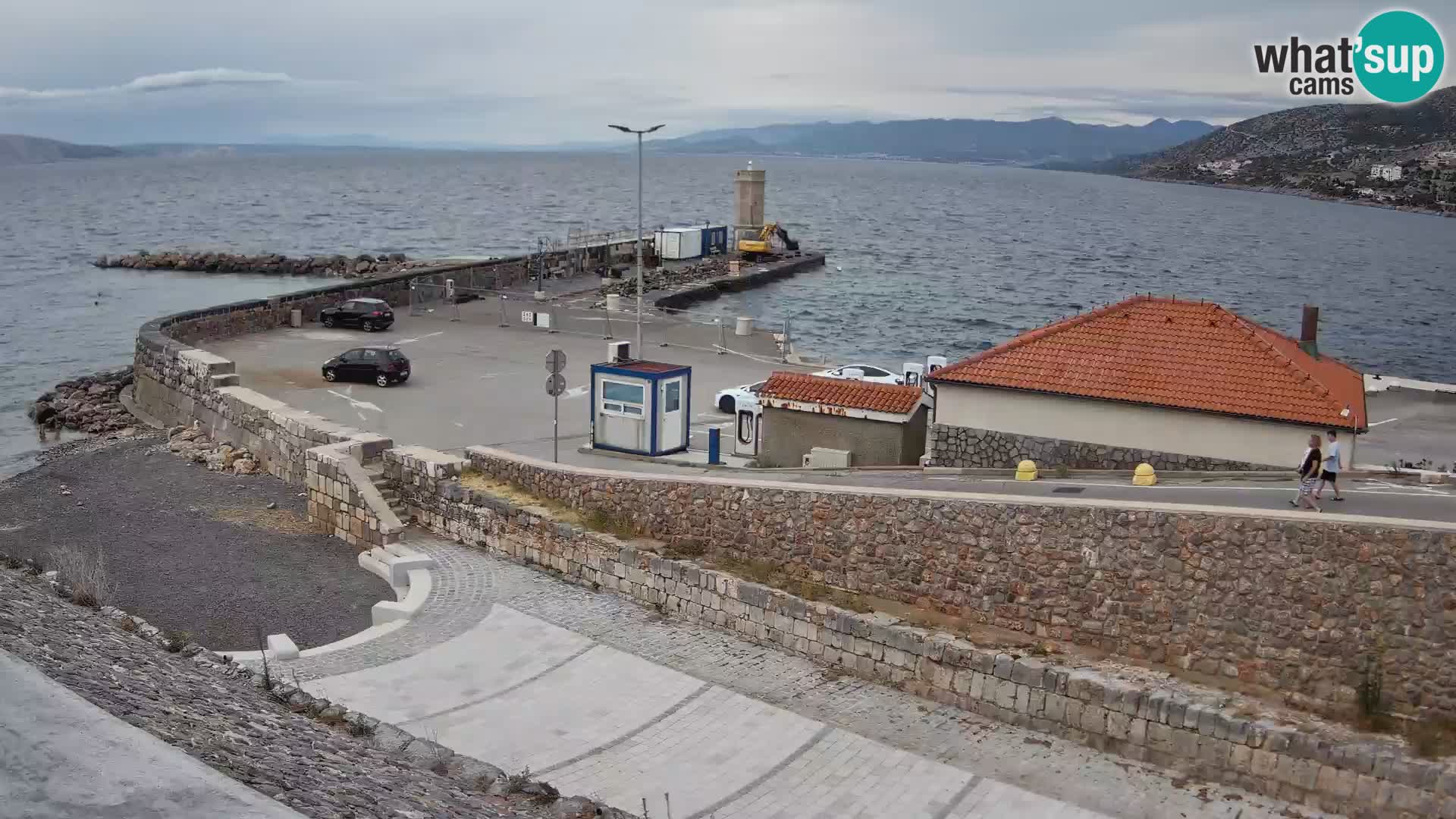 Webcam puerto de Senj – Rompeolas y faro en directo