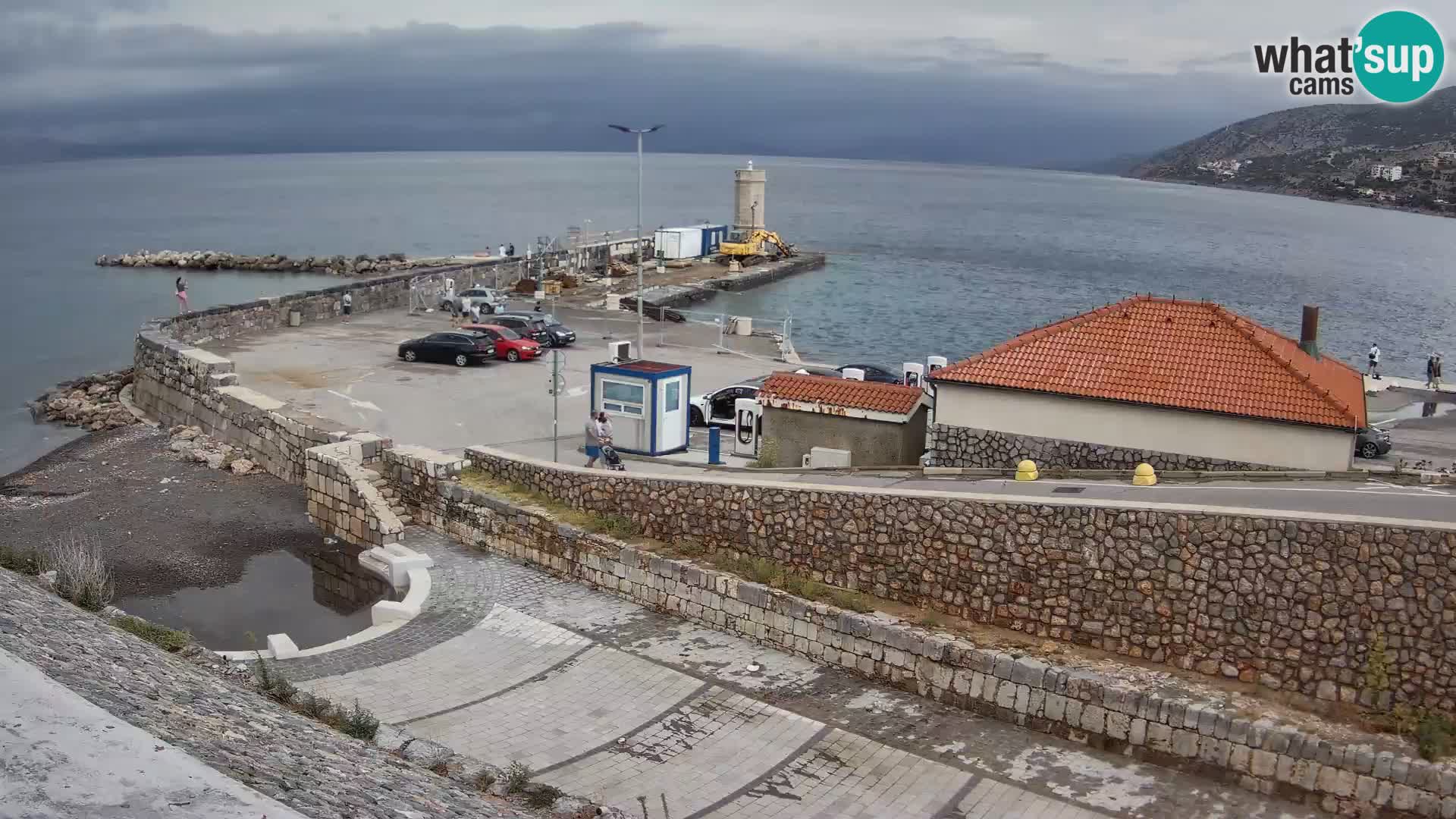 Webcam Porto di Segna – Frangiflutti e Faro in diretta