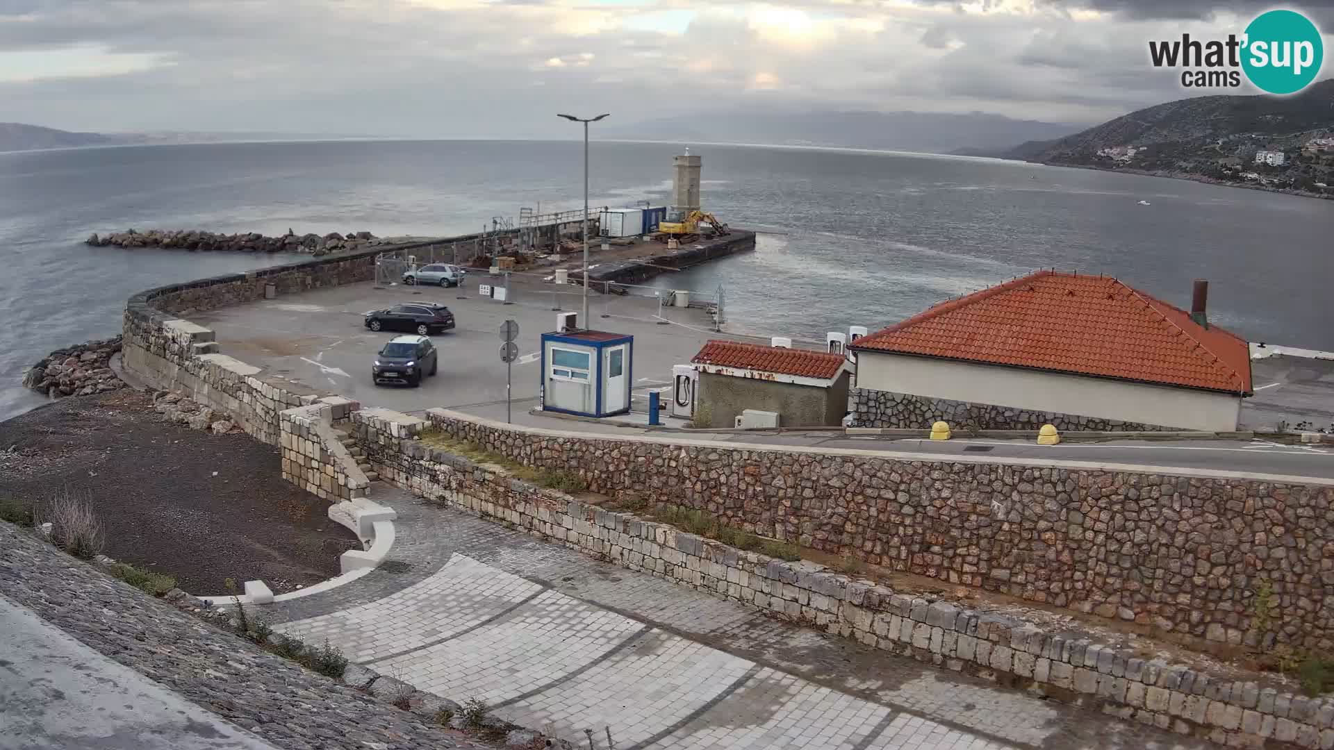 Senj Harbour Webcam – Breakwater & Lighthouse Live View