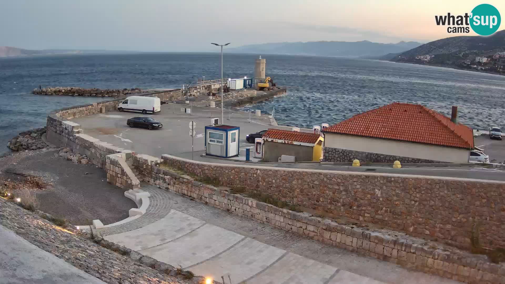 Senj Harbour Webcam – Breakwater & Lighthouse Live View