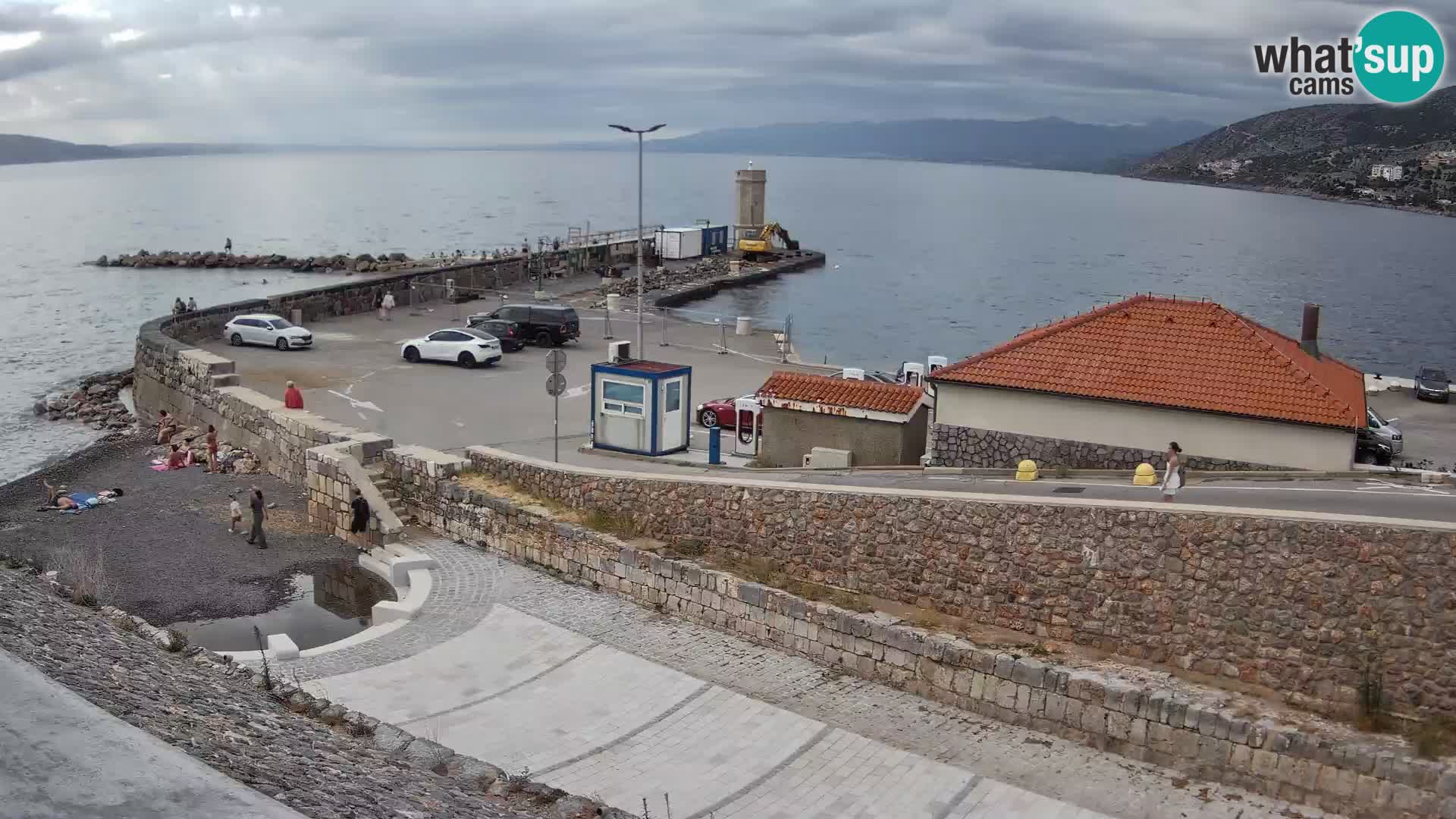 Senj Harbour Webcam – Breakwater & Lighthouse Live View