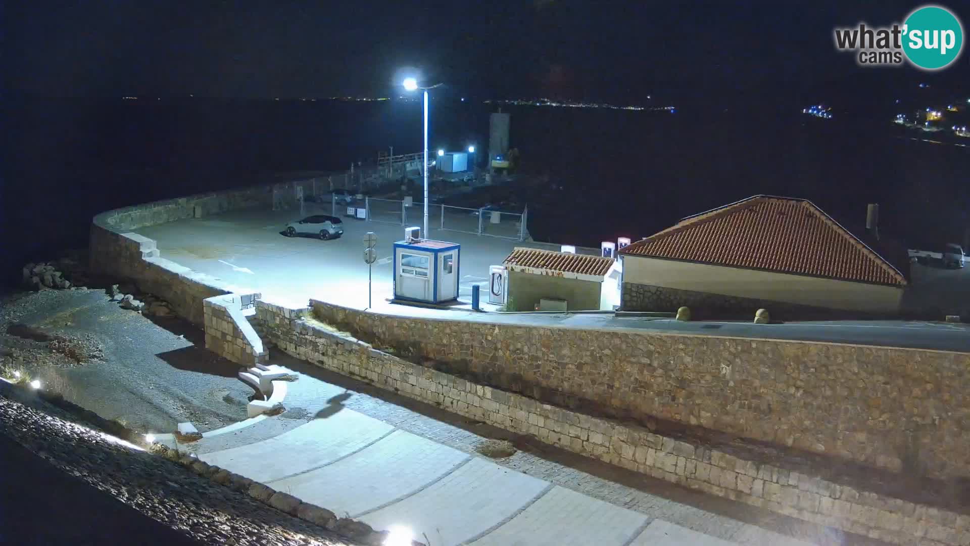 Senj Harbour Webcam – Breakwater & Lighthouse Live View