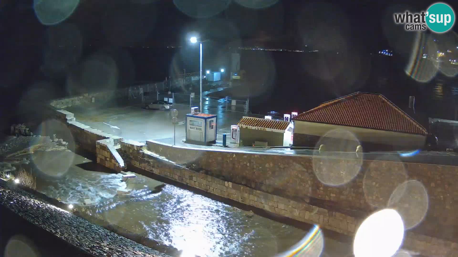 Senj Harbour Webcam – Breakwater & Lighthouse Live View