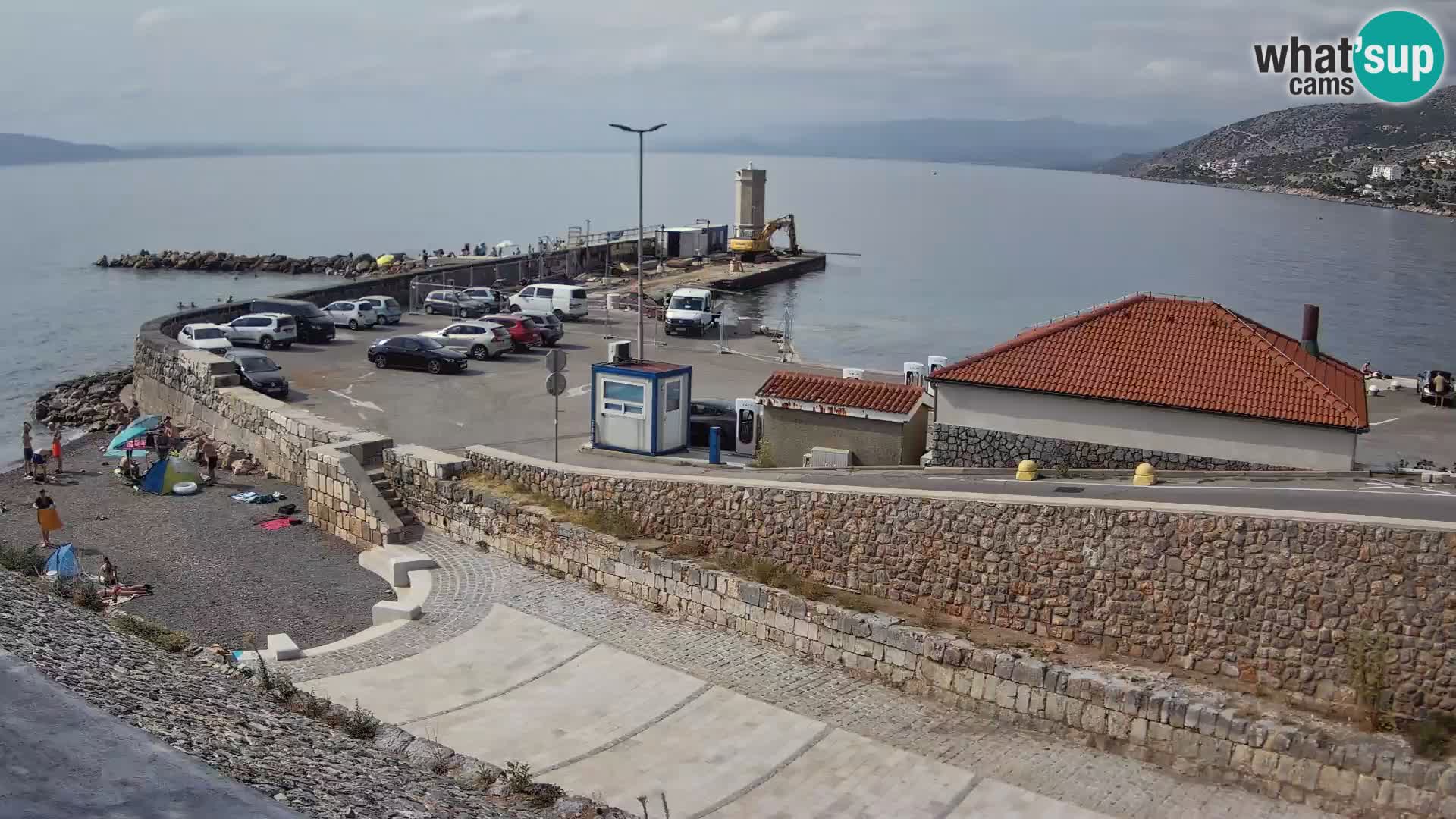 Senj Harbour Webcam – Breakwater & Lighthouse Live View