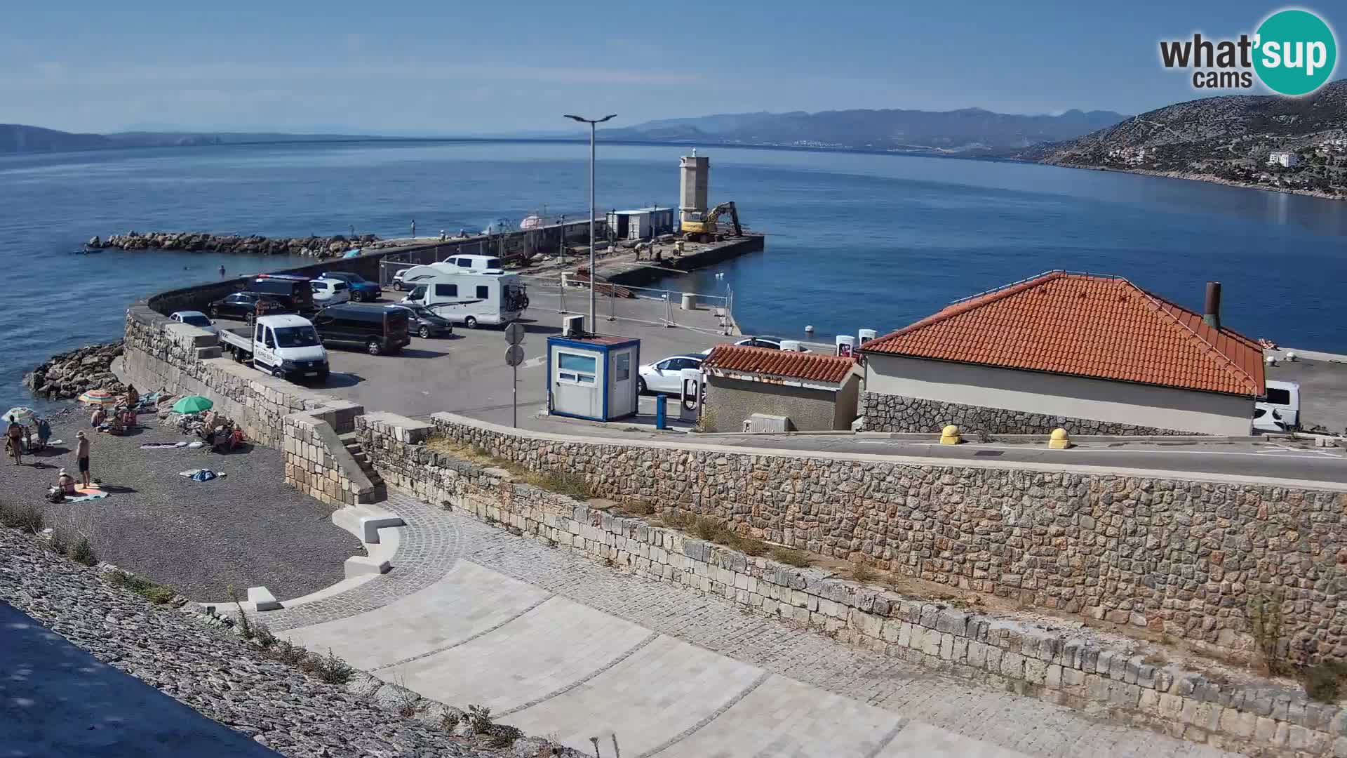 Senj Harbour Webcam – Breakwater & Lighthouse Live View