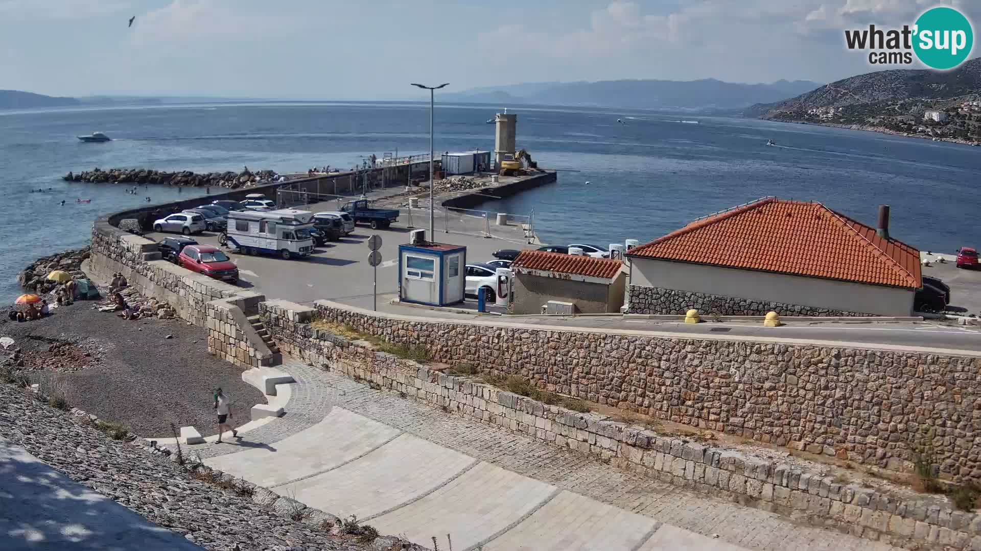 Webcam Porto di Segna – Frangiflutti e Faro in diretta