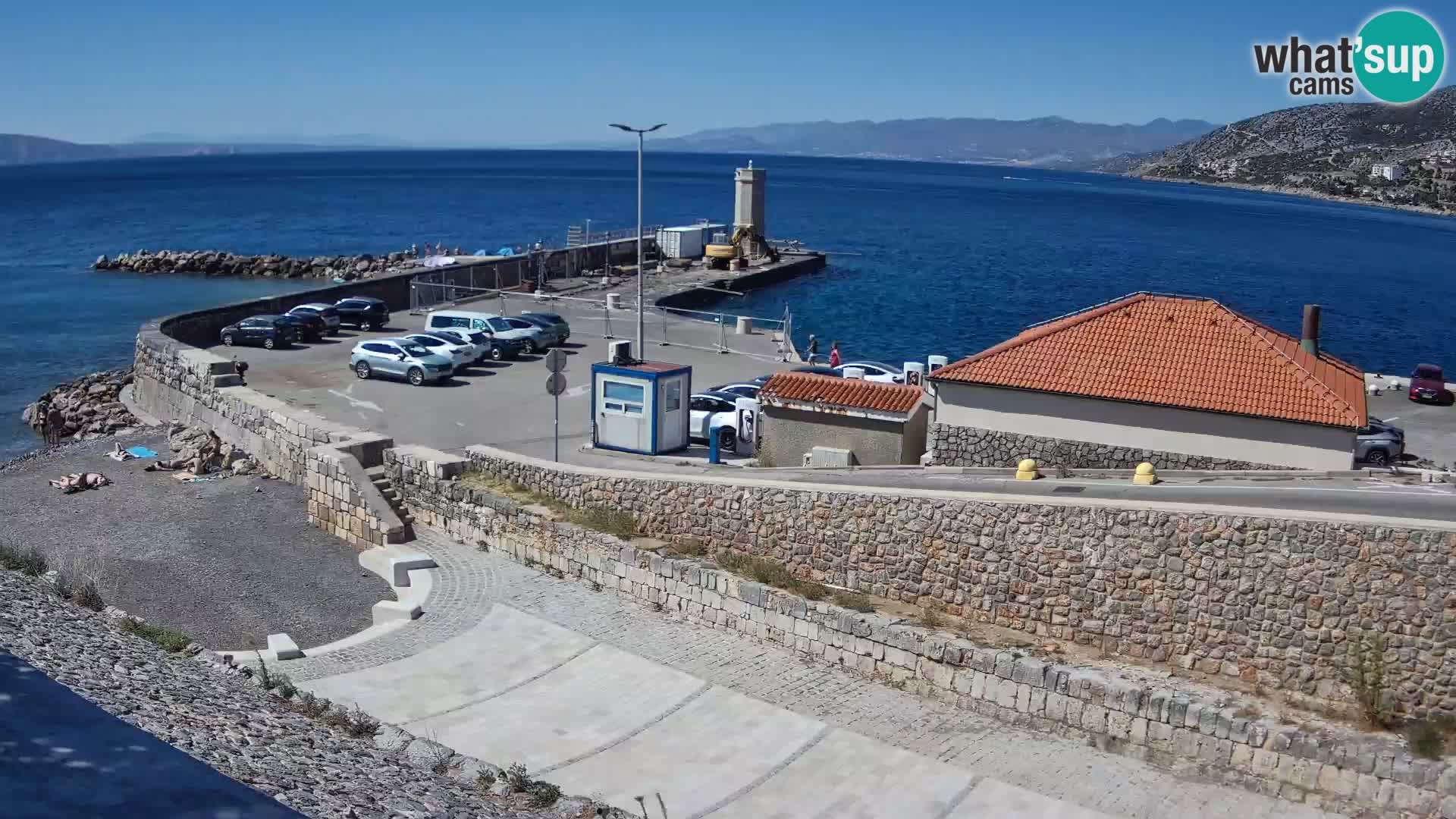 Webcam Porto di Segna – Frangiflutti e Faro in diretta