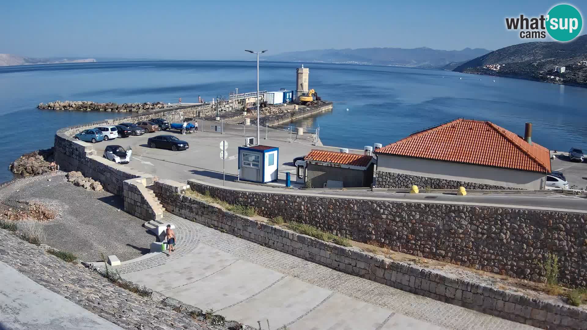 Senj Harbour Webcam – Breakwater & Lighthouse Live View