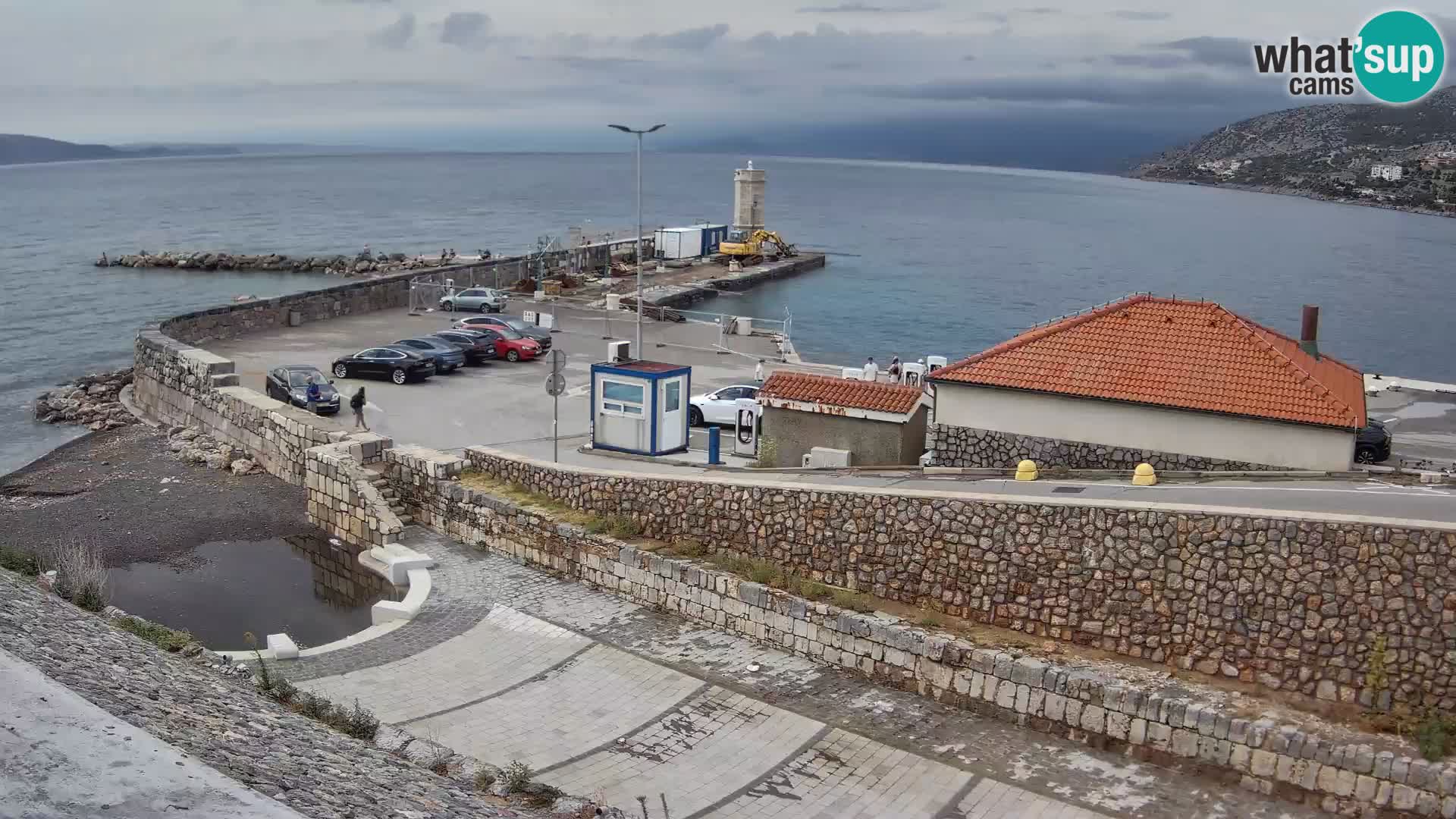 Web kamera Senj luka – Lukobran i svjetionik uživo