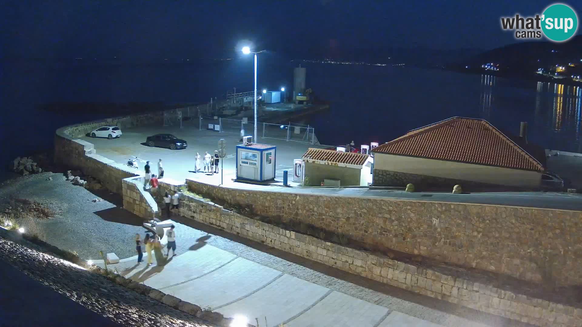 Webcam port de Senj – Vue sur la jetée et le phare