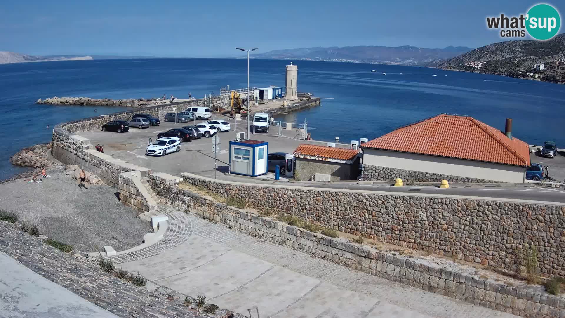 Senj Harbour Webcam – Breakwater & Lighthouse Live View