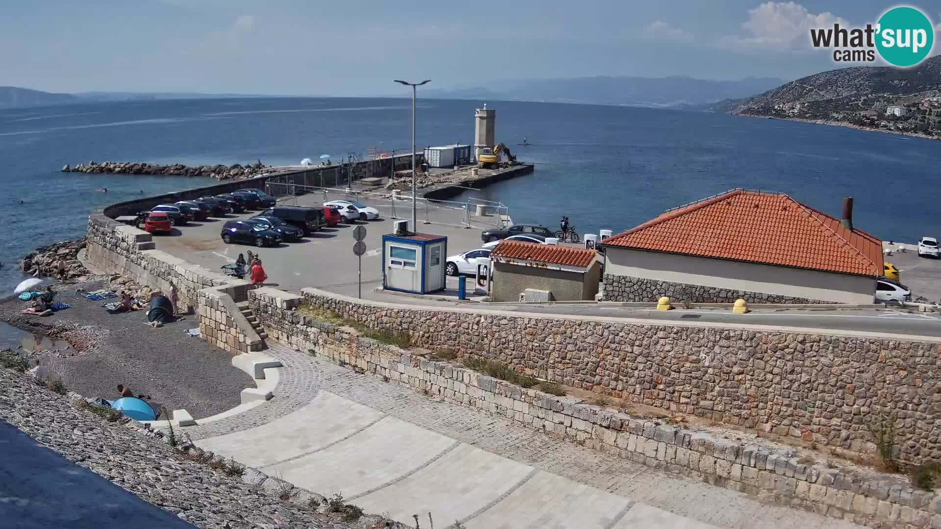 Senj Harbour Webcam – Breakwater & Lighthouse Live View