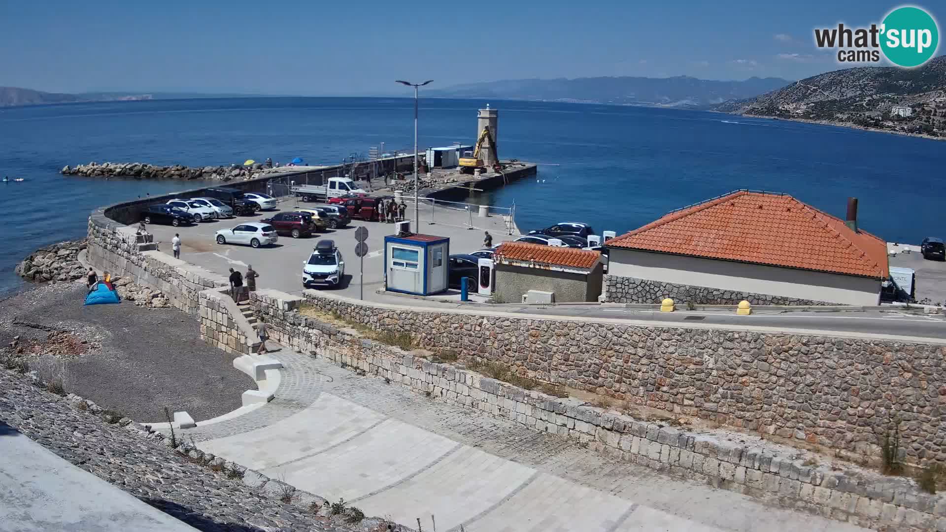 Web kamera Senj luka – Lukobran i svjetionik uživo