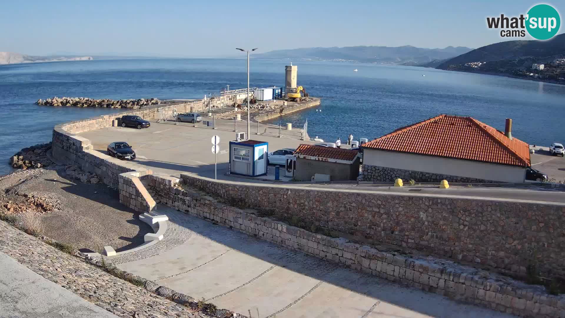 Senj Harbour Webcam – Breakwater & Lighthouse Live View