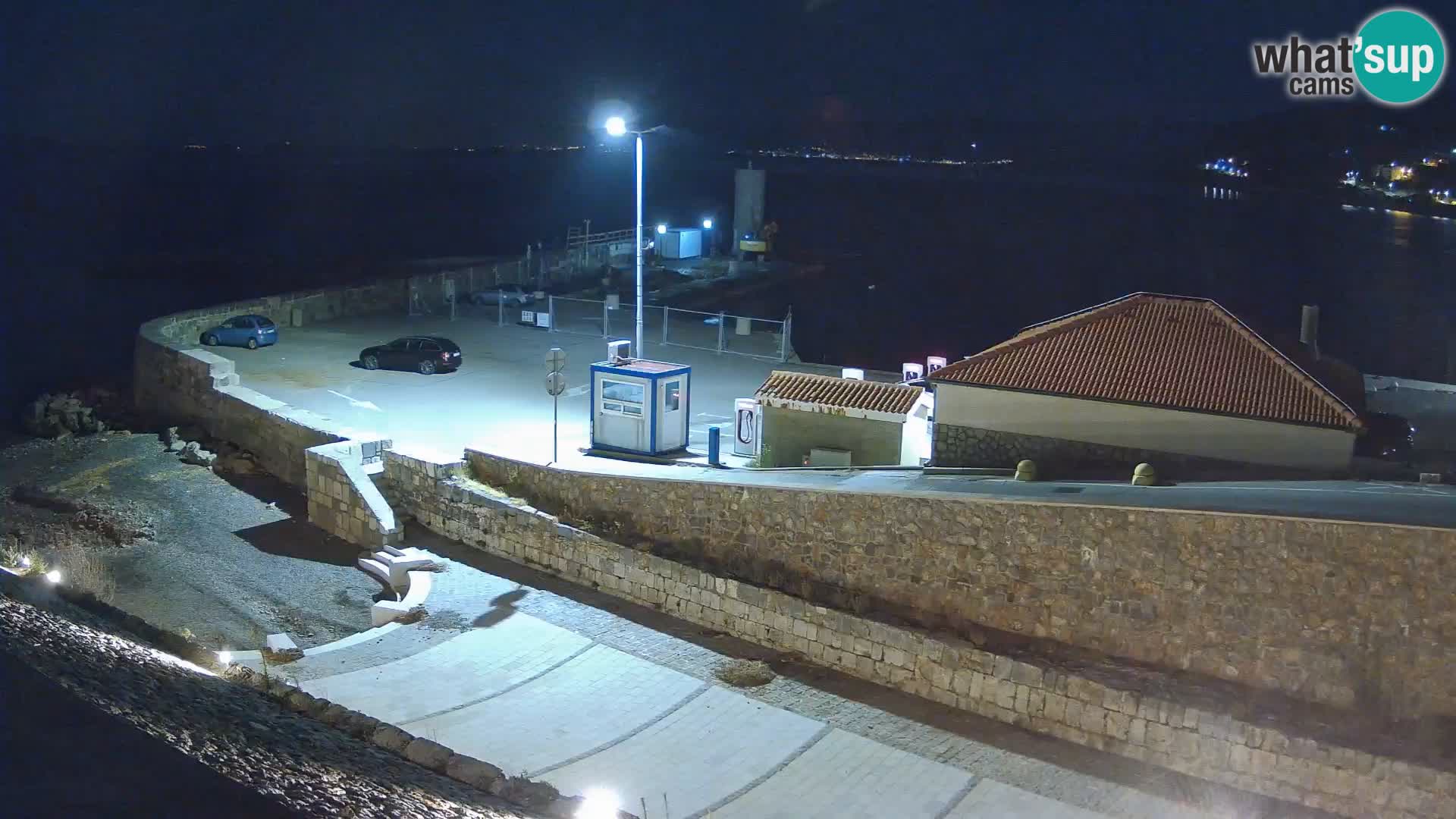 Webcam puerto de Senj – Rompeolas y faro en directo