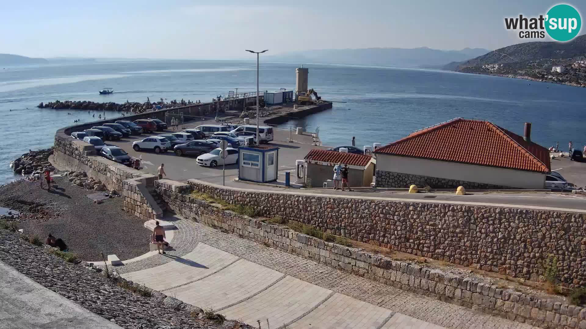 Senj Harbour Webcam – Breakwater & Lighthouse Live View