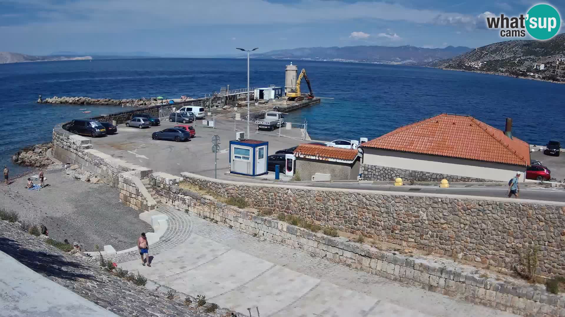 Web kamera Senj luka – Lukobran i svjetionik uživo
