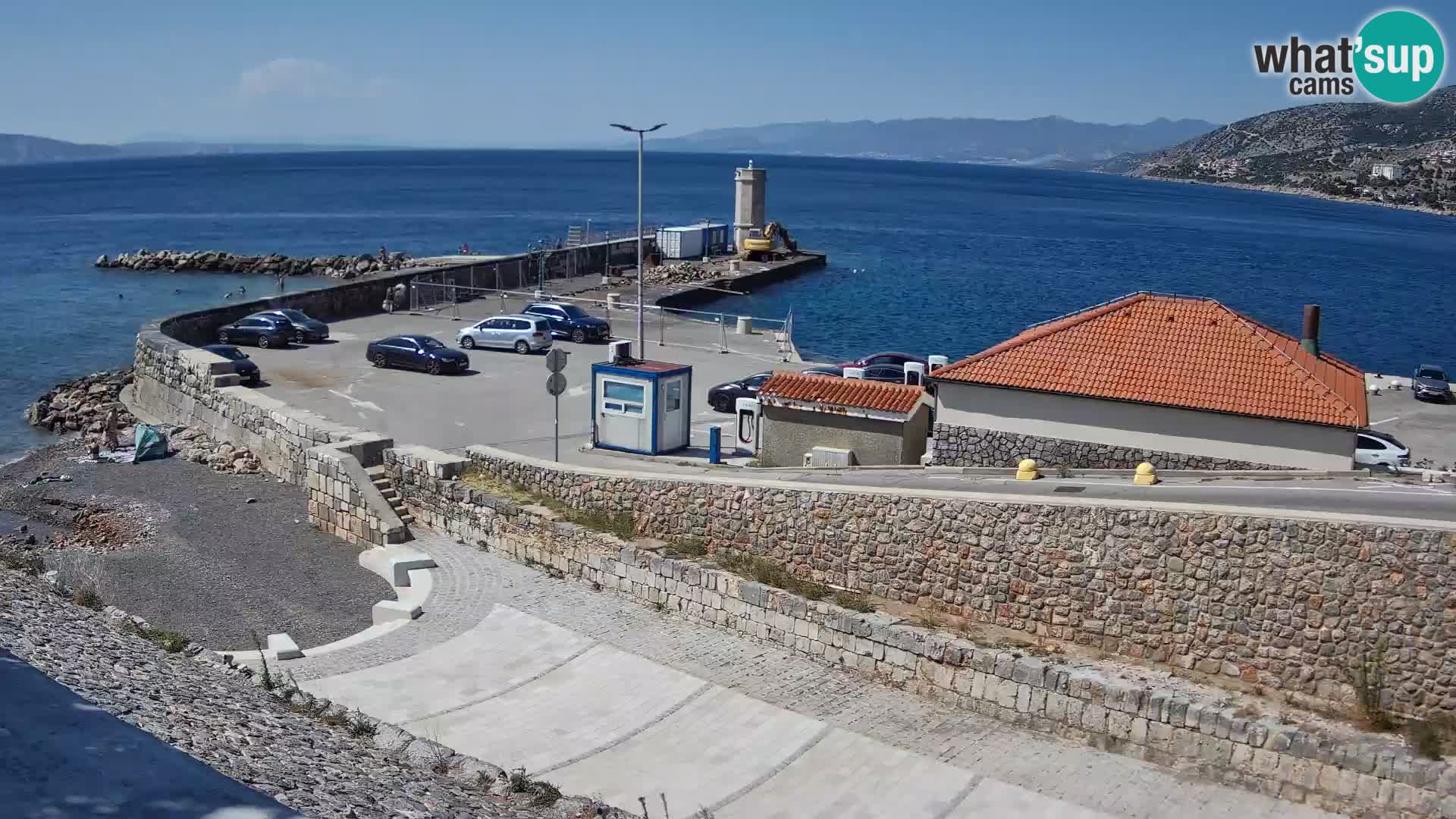 Webcam Porto di Segna – Frangiflutti e Faro in diretta