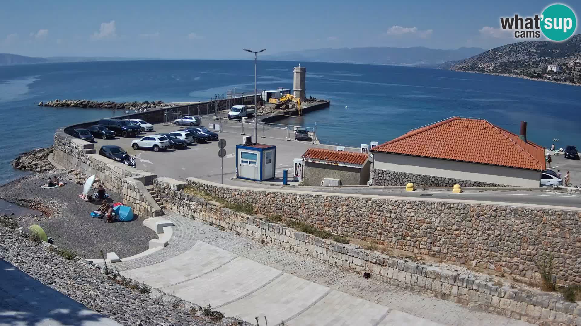 Senj Harbour Webcam – Breakwater & Lighthouse Live View
