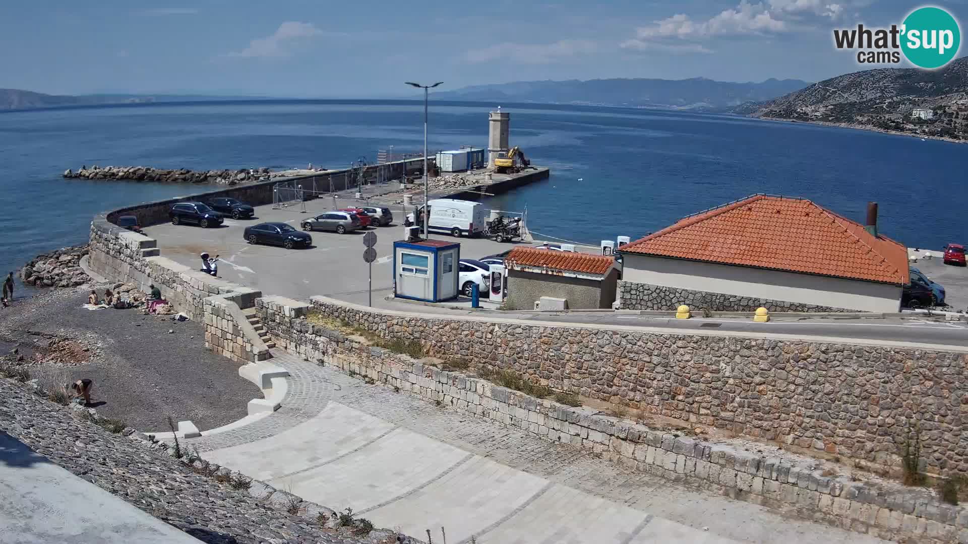 Webcam Porto di Segna – Frangiflutti e Faro in diretta
