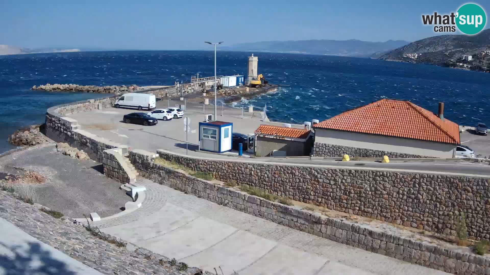 Senj Harbour Webcam – Breakwater & Lighthouse Live View