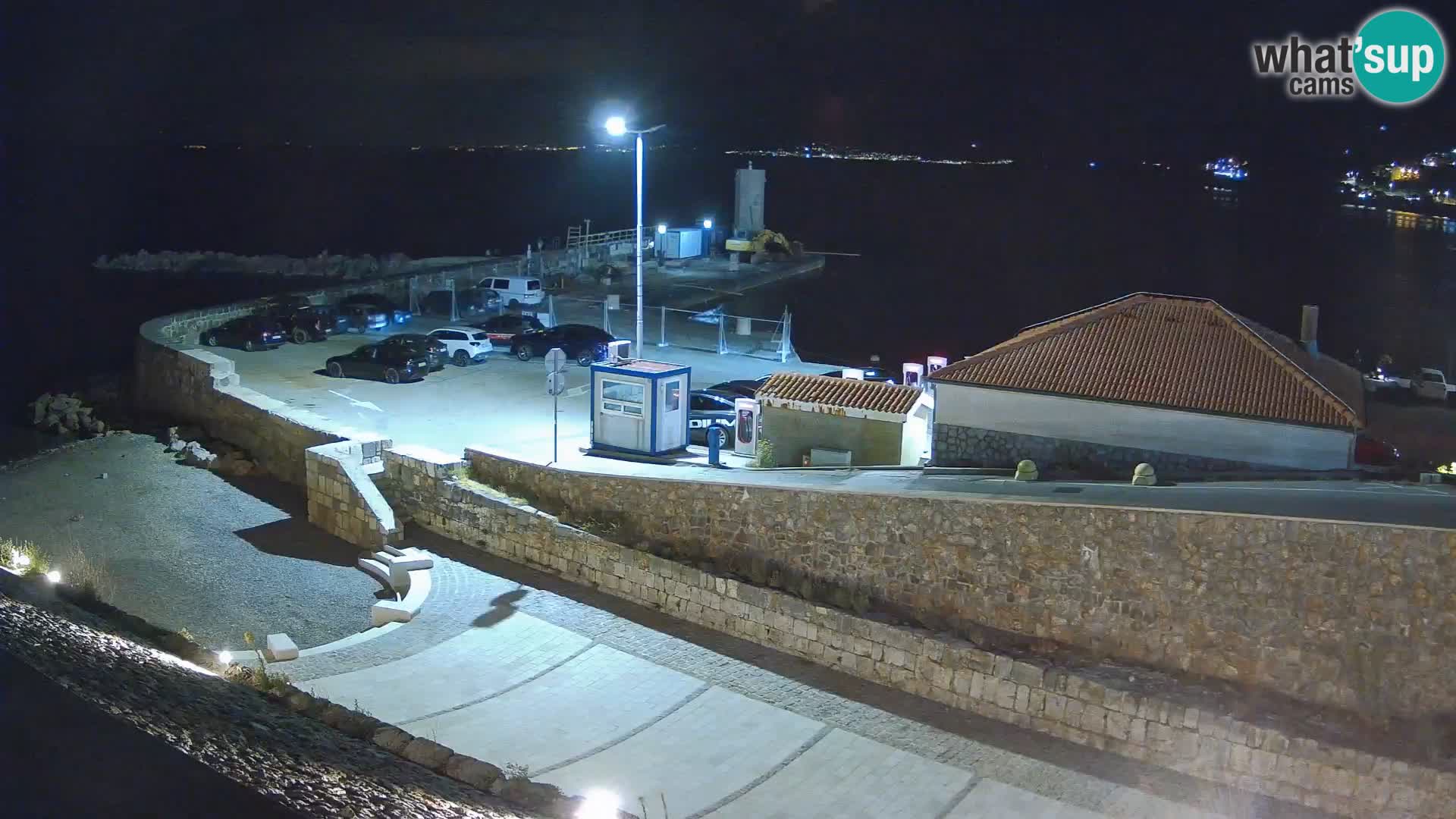 Senj Harbour Webcam – Breakwater & Lighthouse Live View