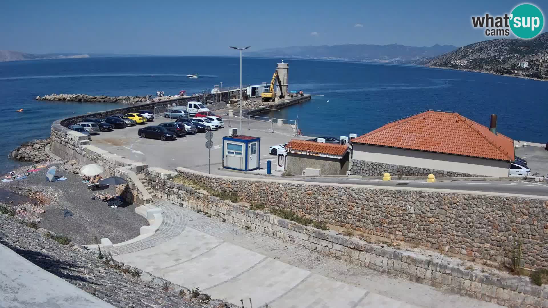 Senj Harbour Webcam – Breakwater & Lighthouse Live View