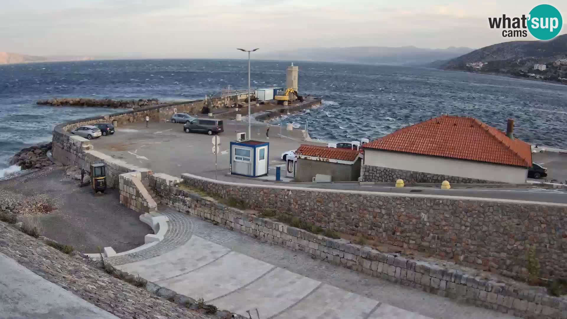 Senj Harbour Webcam – Breakwater & Lighthouse Live View