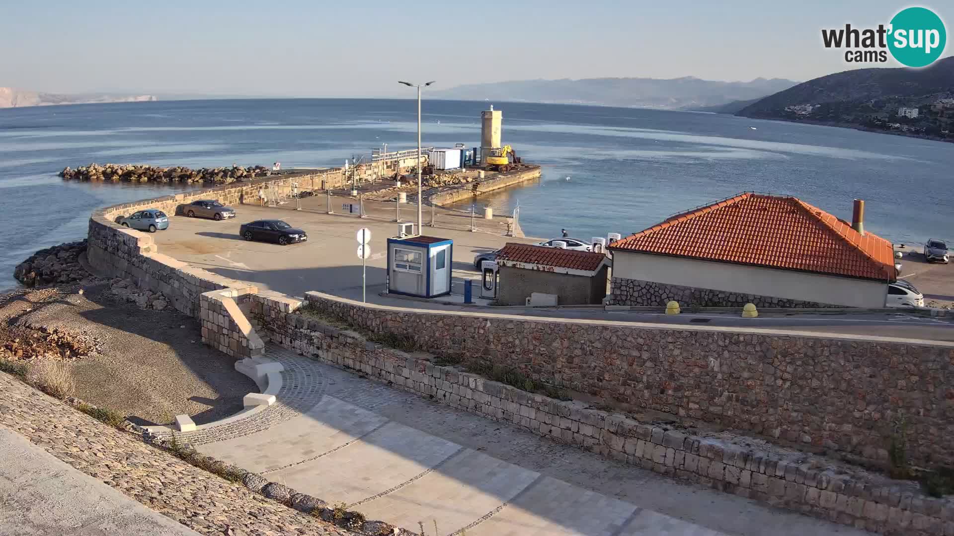 Senj Harbour Webcam – Breakwater & Lighthouse Live View
