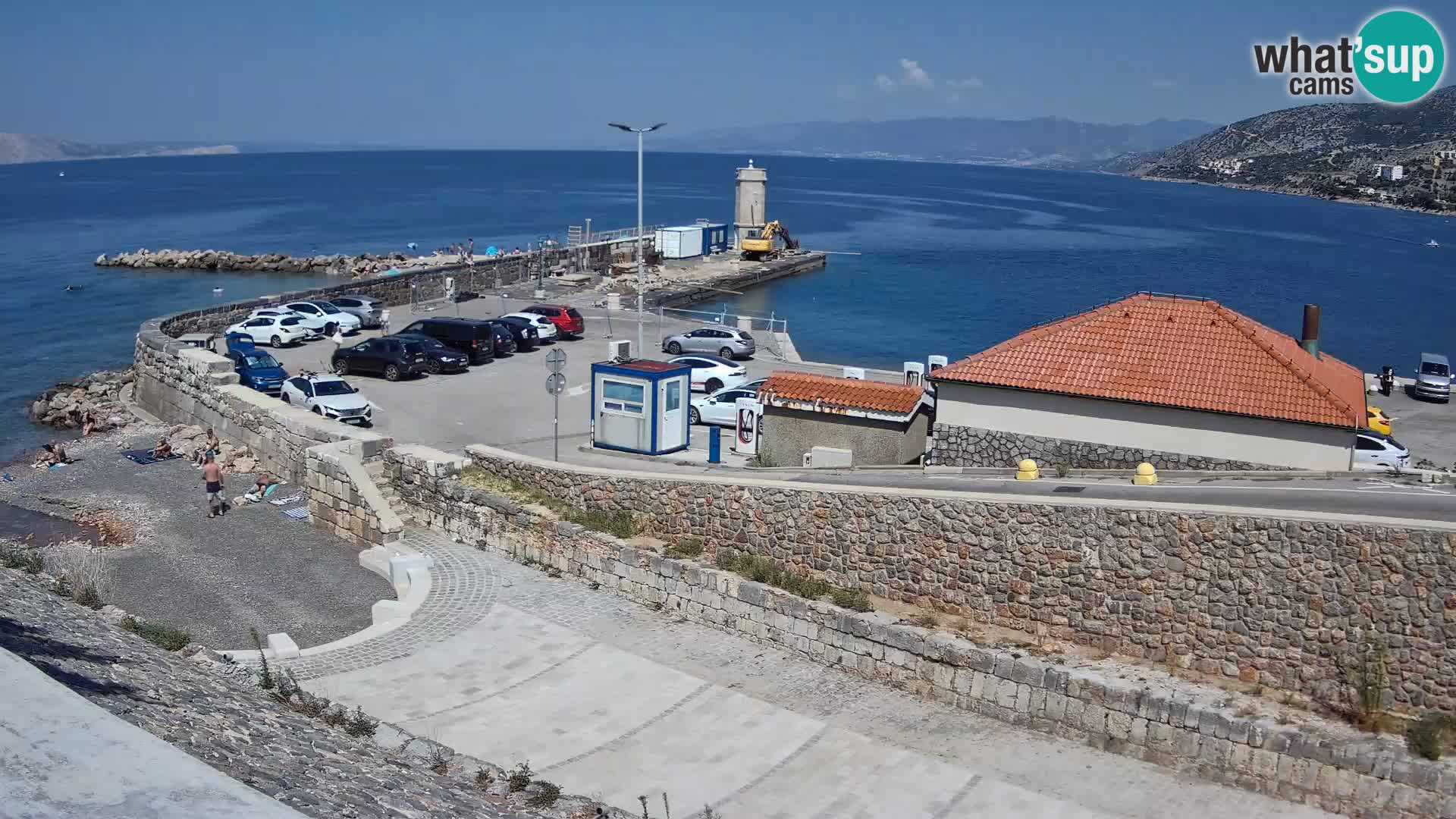 Senj Harbour Webcam – Breakwater & Lighthouse Live View