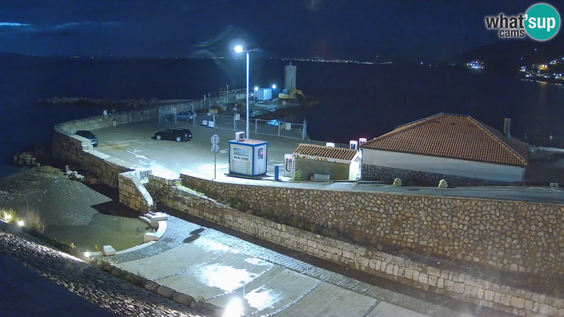 Senj Harbour Webcam – Breakwater & Lighthouse Live View