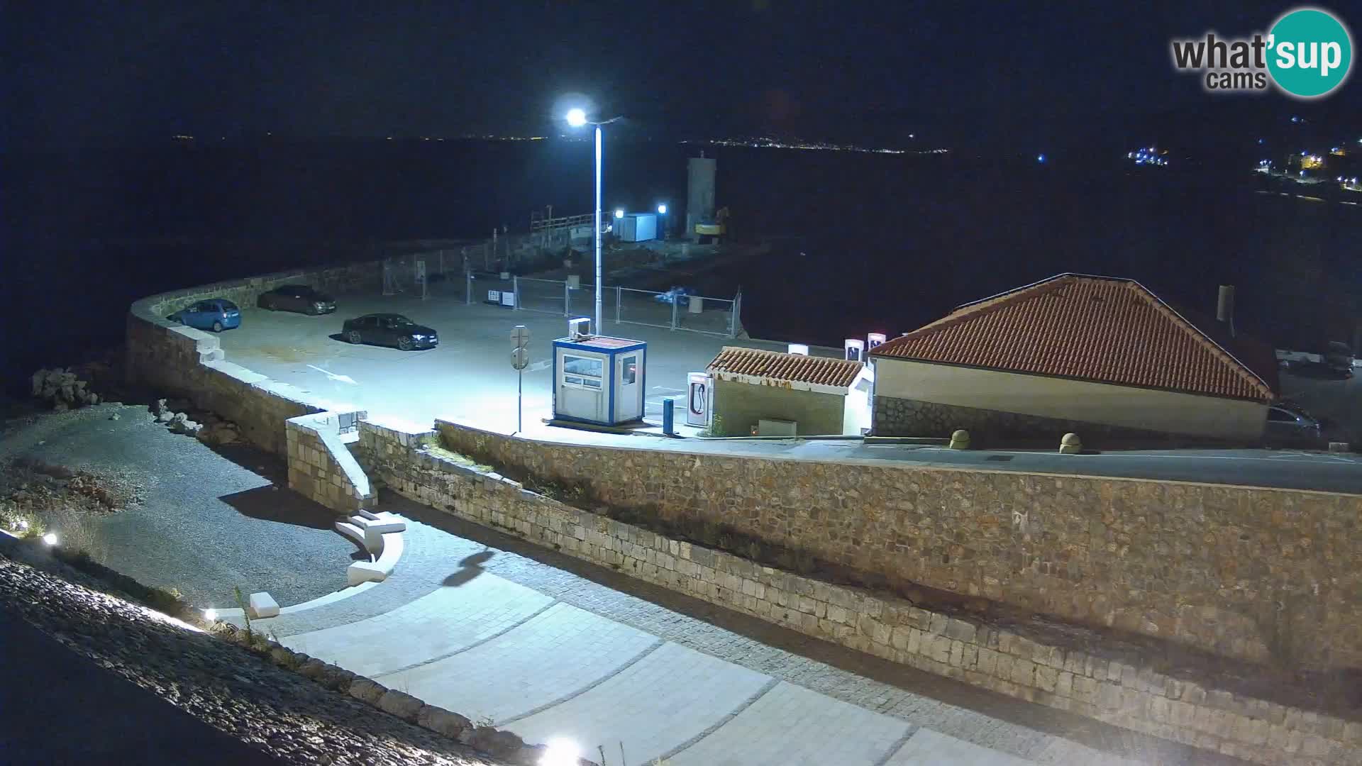 Webcam puerto de Senj – Rompeolas y faro en directo