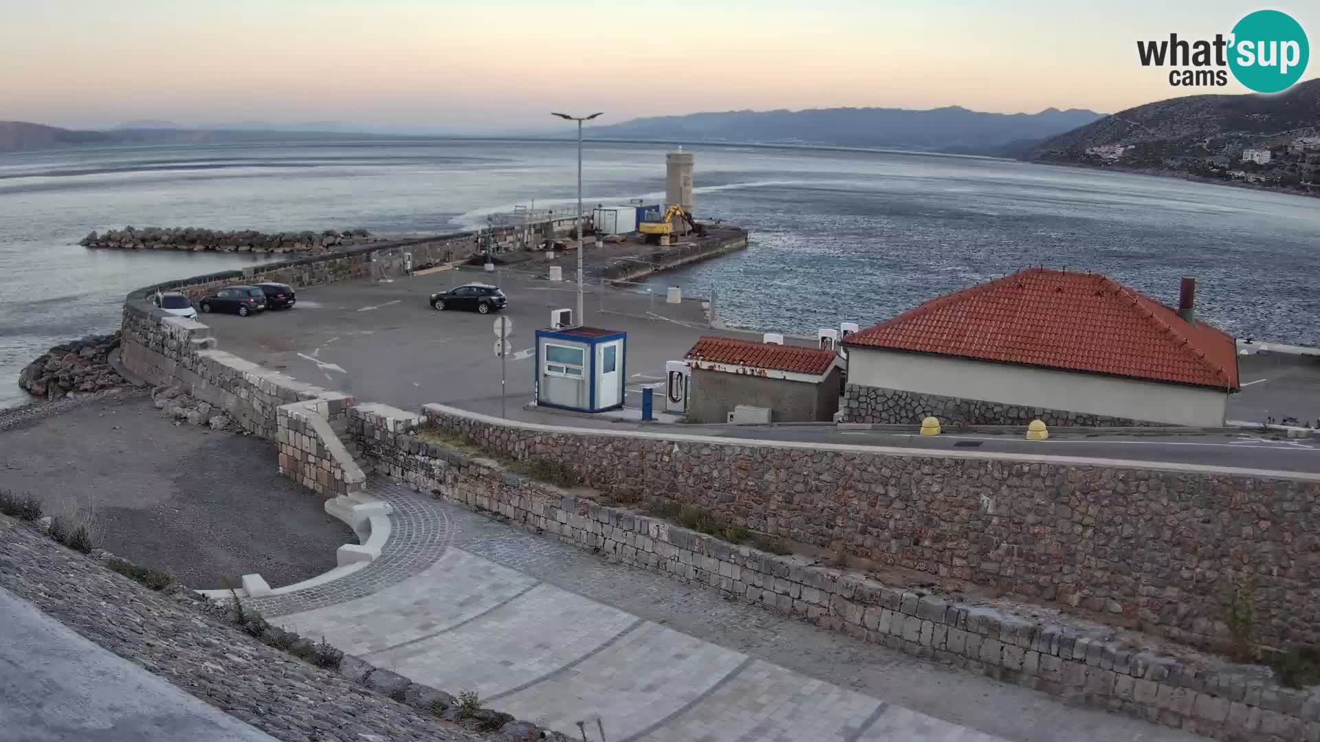 Senj Harbour Webcam – Breakwater & Lighthouse Live View