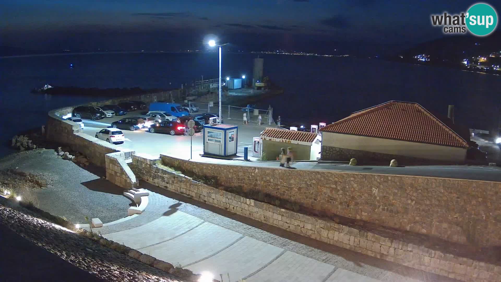 Senj Hafen Webcam – Wellenbrecher & Leuchtturm Liveblick