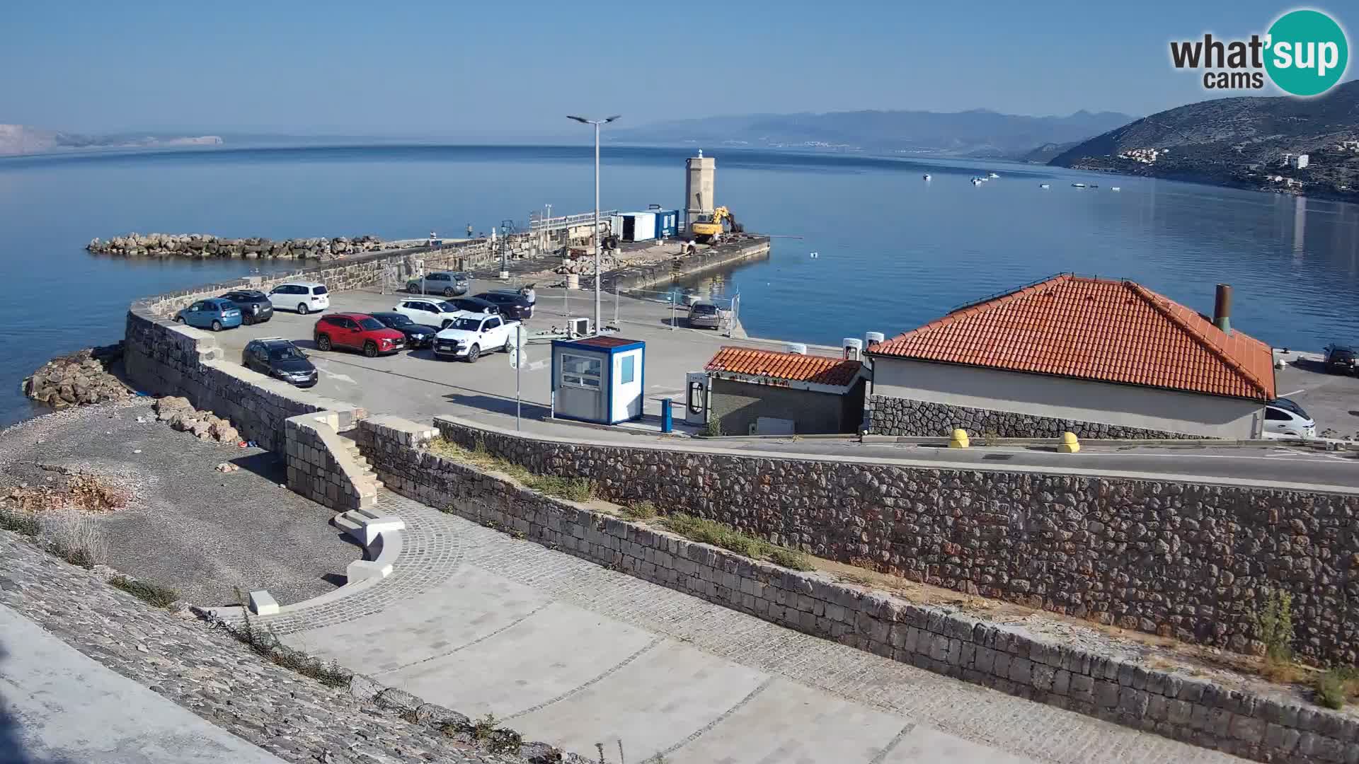 Senj Harbour Webcam – Breakwater & Lighthouse Live View