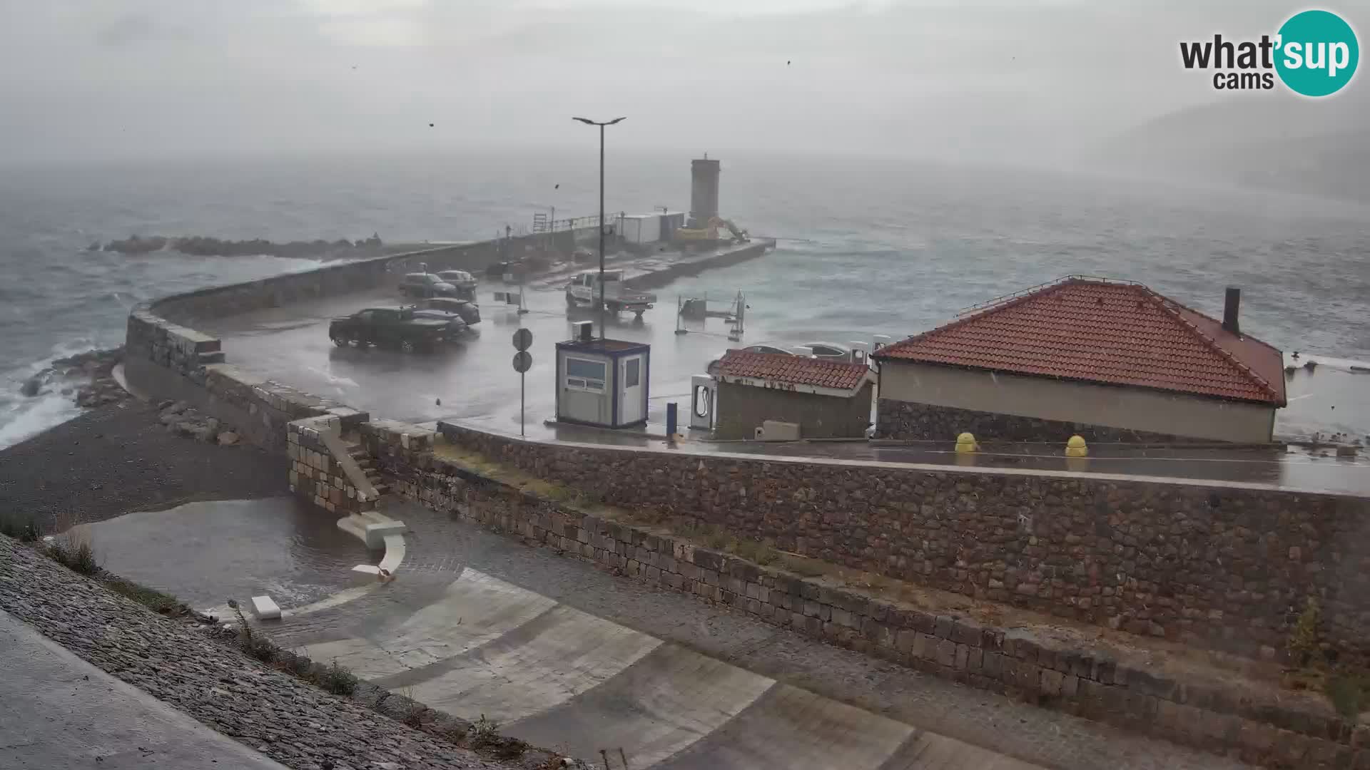 Senj Harbour Webcam – Breakwater & Lighthouse Live View