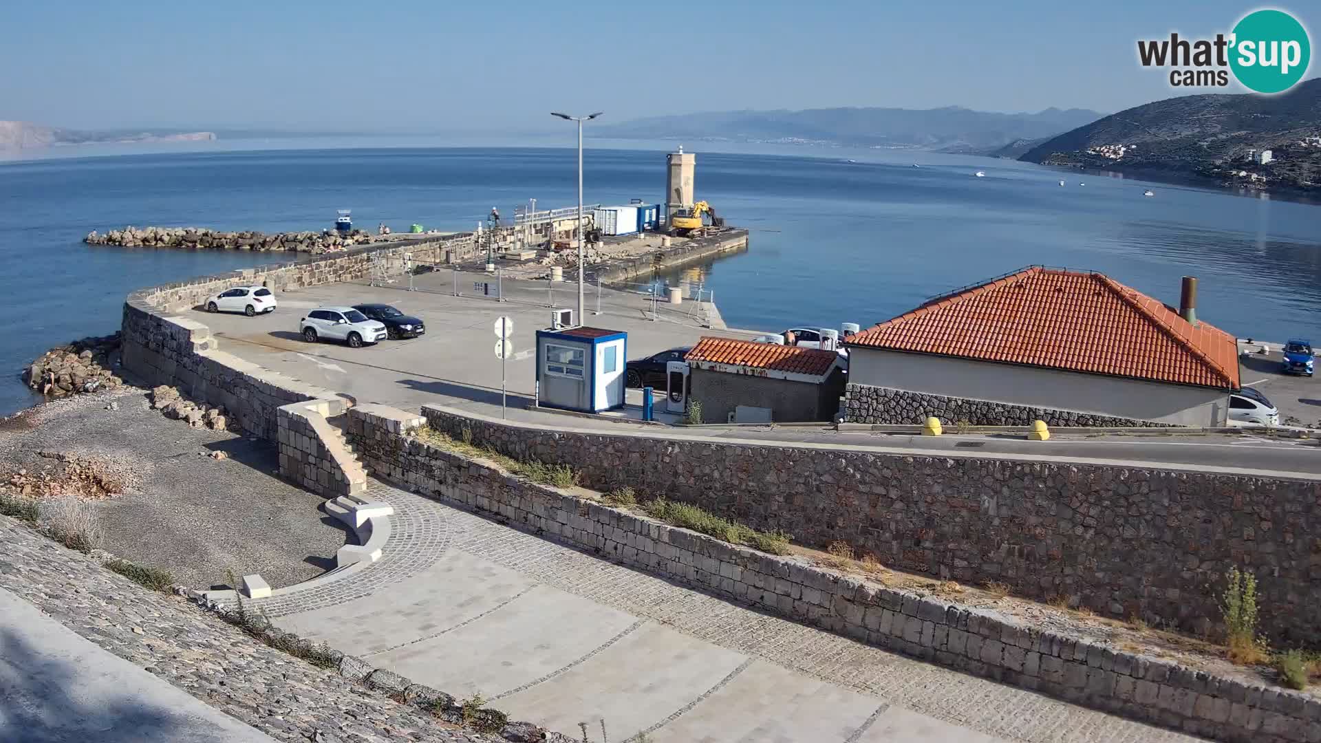 Webcam puerto de Senj – Rompeolas y faro en directo