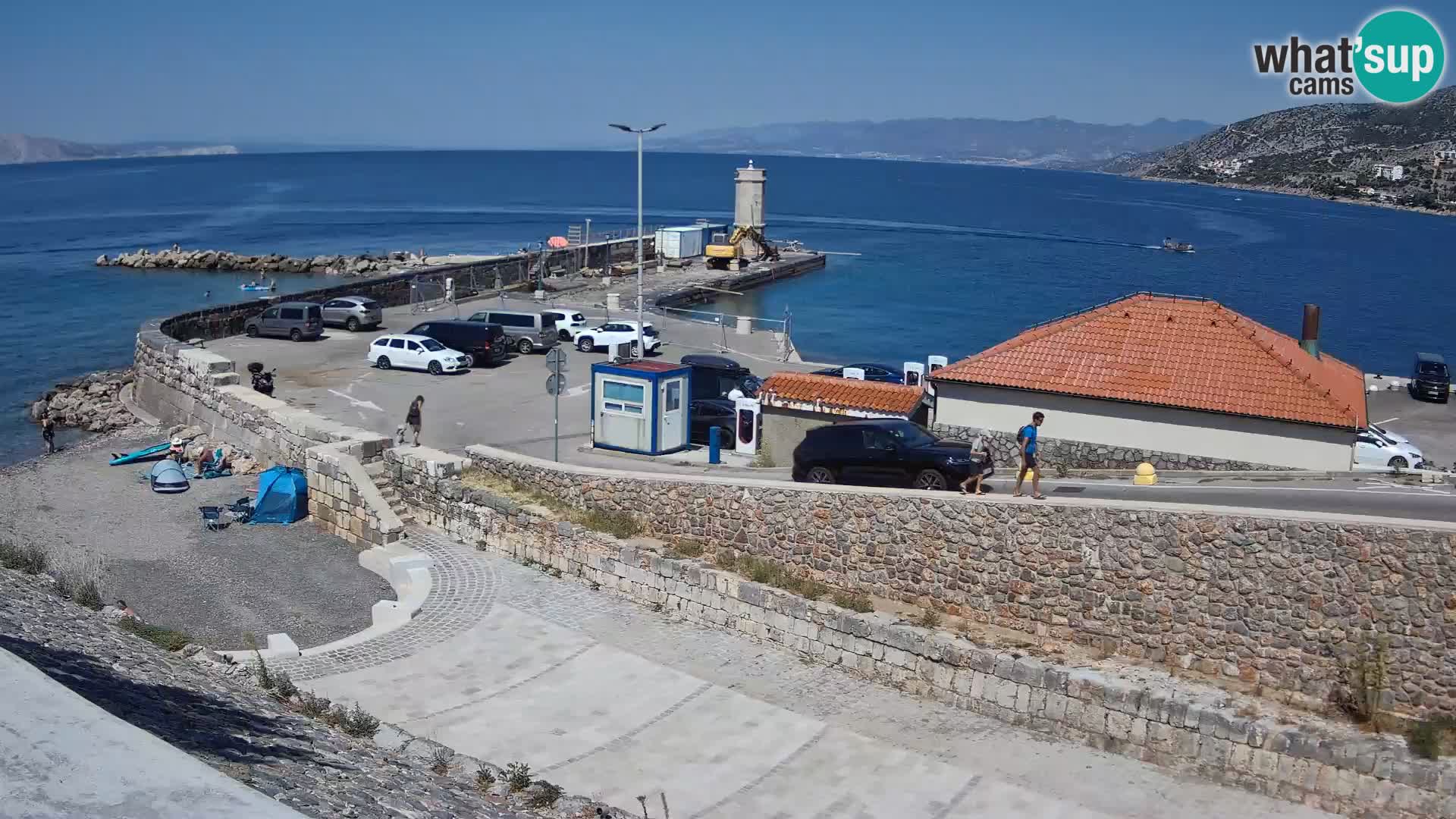 Senj Harbour Webcam – Breakwater & Lighthouse Live View