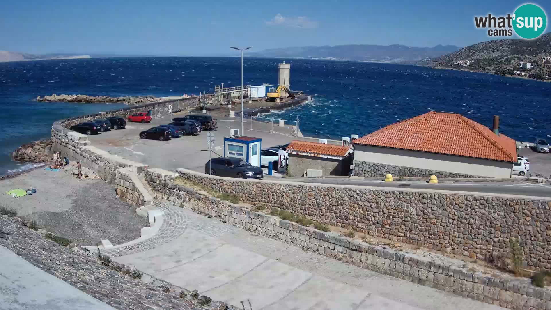 Webcam Porto di Segna – Frangiflutti e Faro in diretta