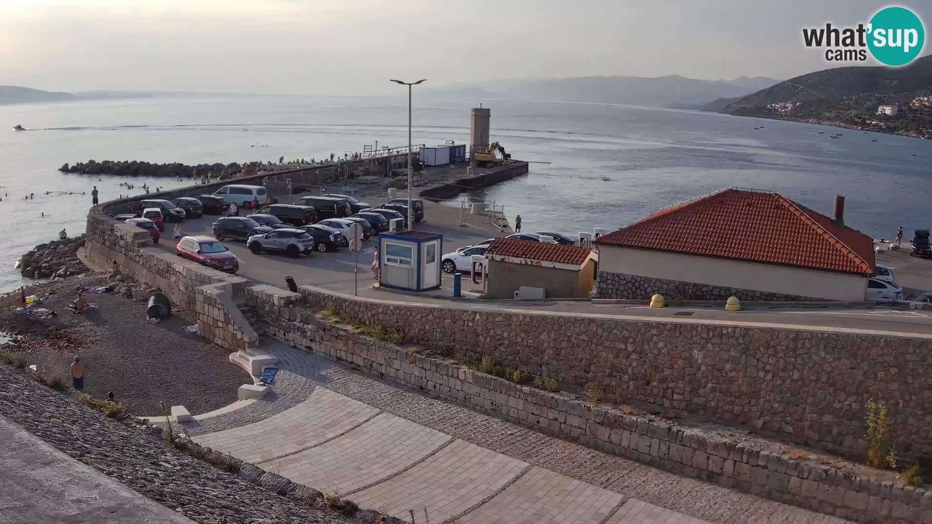 Senj Harbour Webcam – Breakwater & Lighthouse Live View