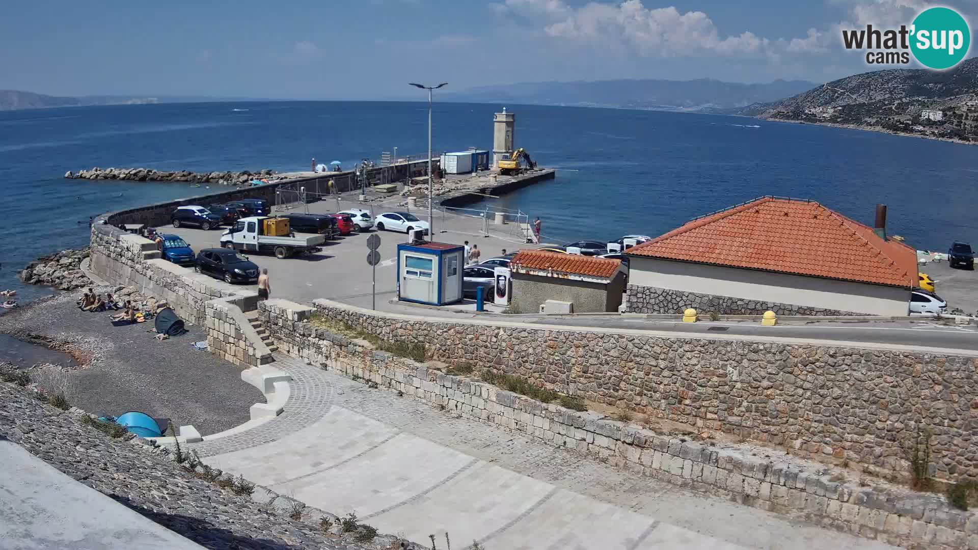 Webcam Porto di Segna – Frangiflutti e Faro in diretta